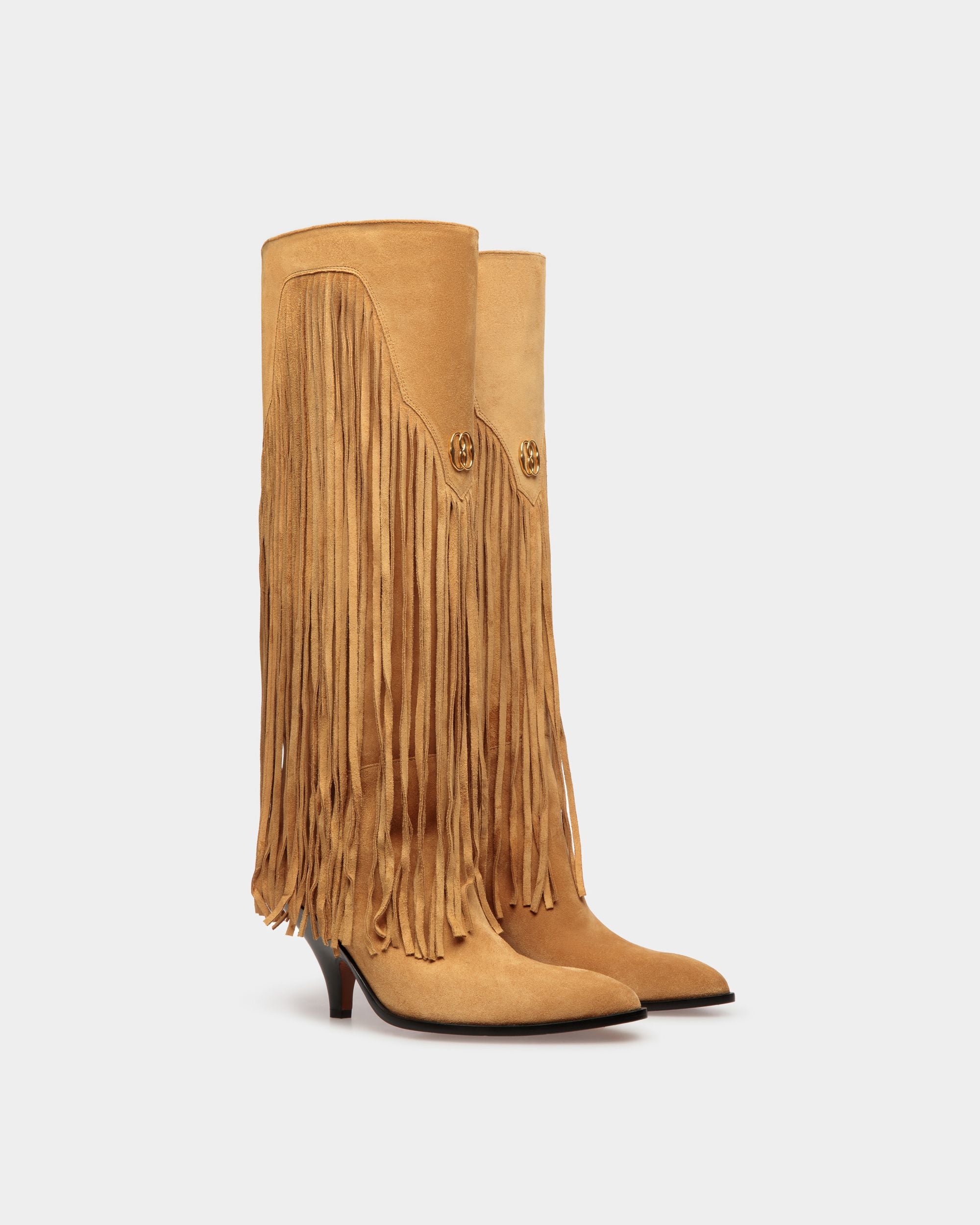 Laredo Langschaftstiefel Aus Leder In Desert - Damen - Bally - 03