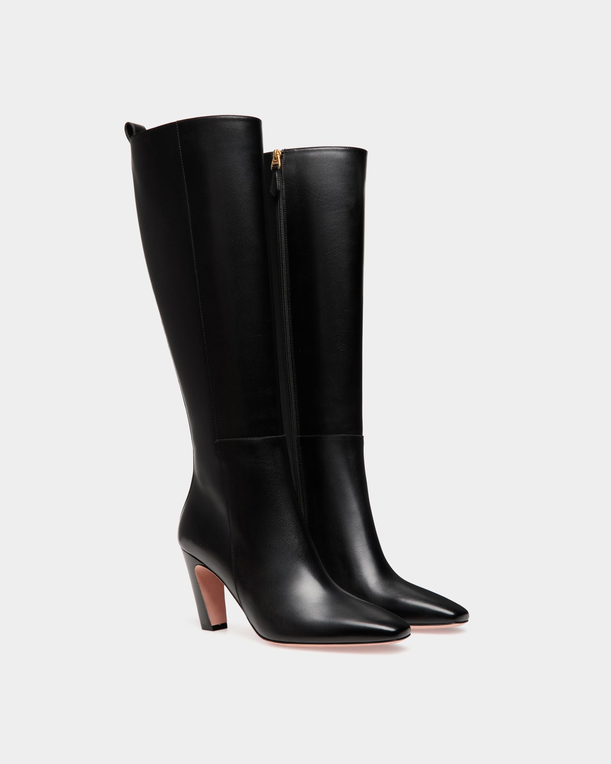 Sylt Stiefel Aus Leder In Schwarz - Damen - Bally - 03