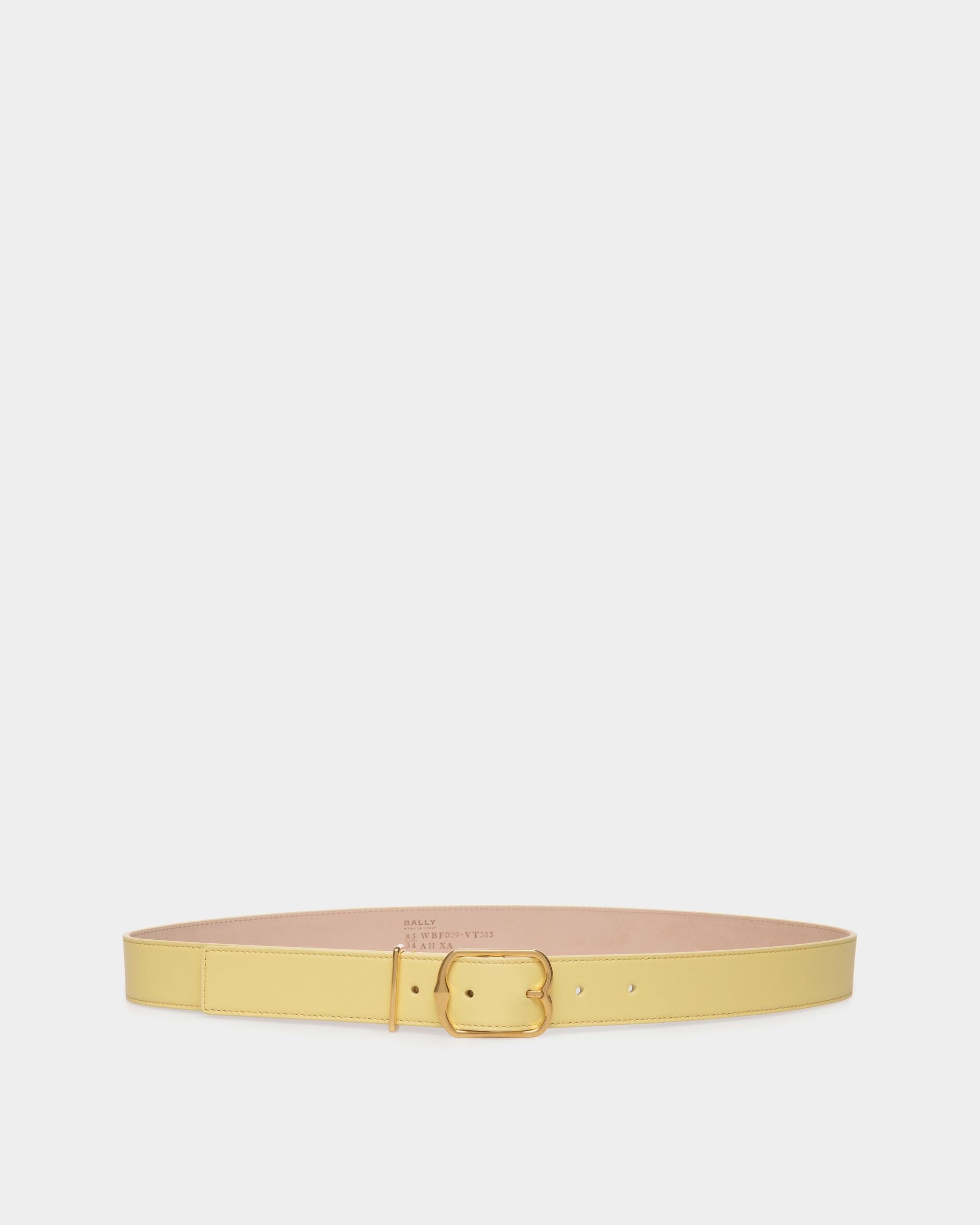 Emblem Fixed In White Leather - Damen - Bally - 01