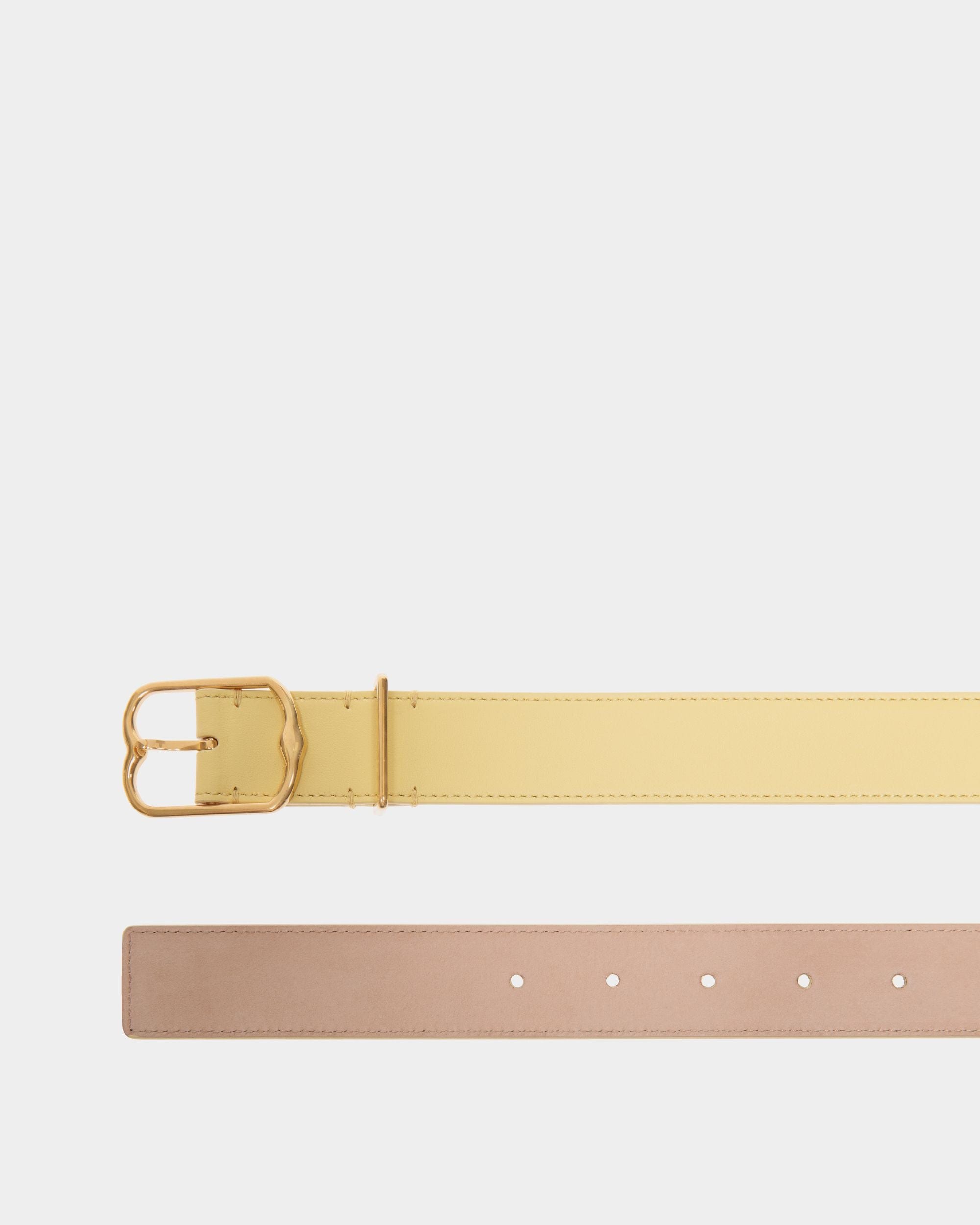 Emblem Fixed In White Leather - Damen - Bally - 02