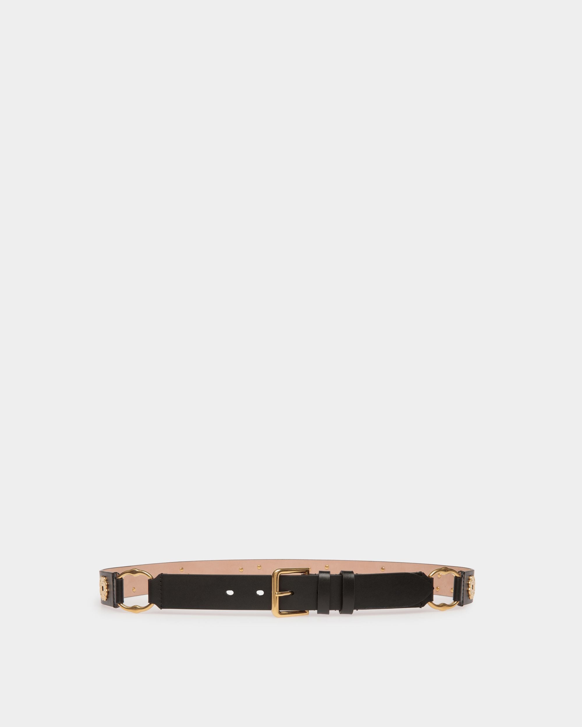 Arkle 85 cm Gürtel Aus Schwarzem Leder - Damen - Bally - 01