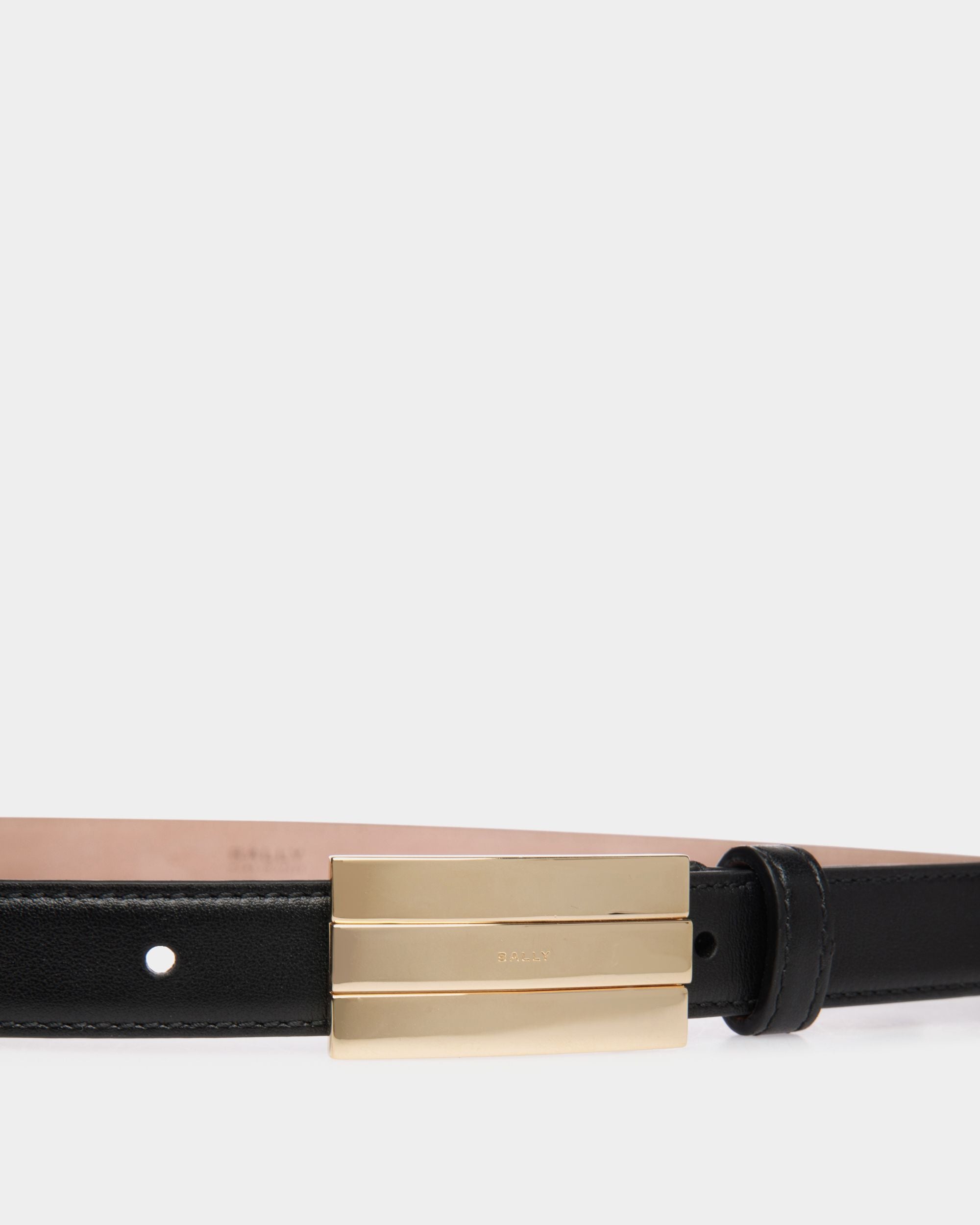 Ollam 20 mm Gürtel Aus Leder In Schwarz - Damen - Bally - 03