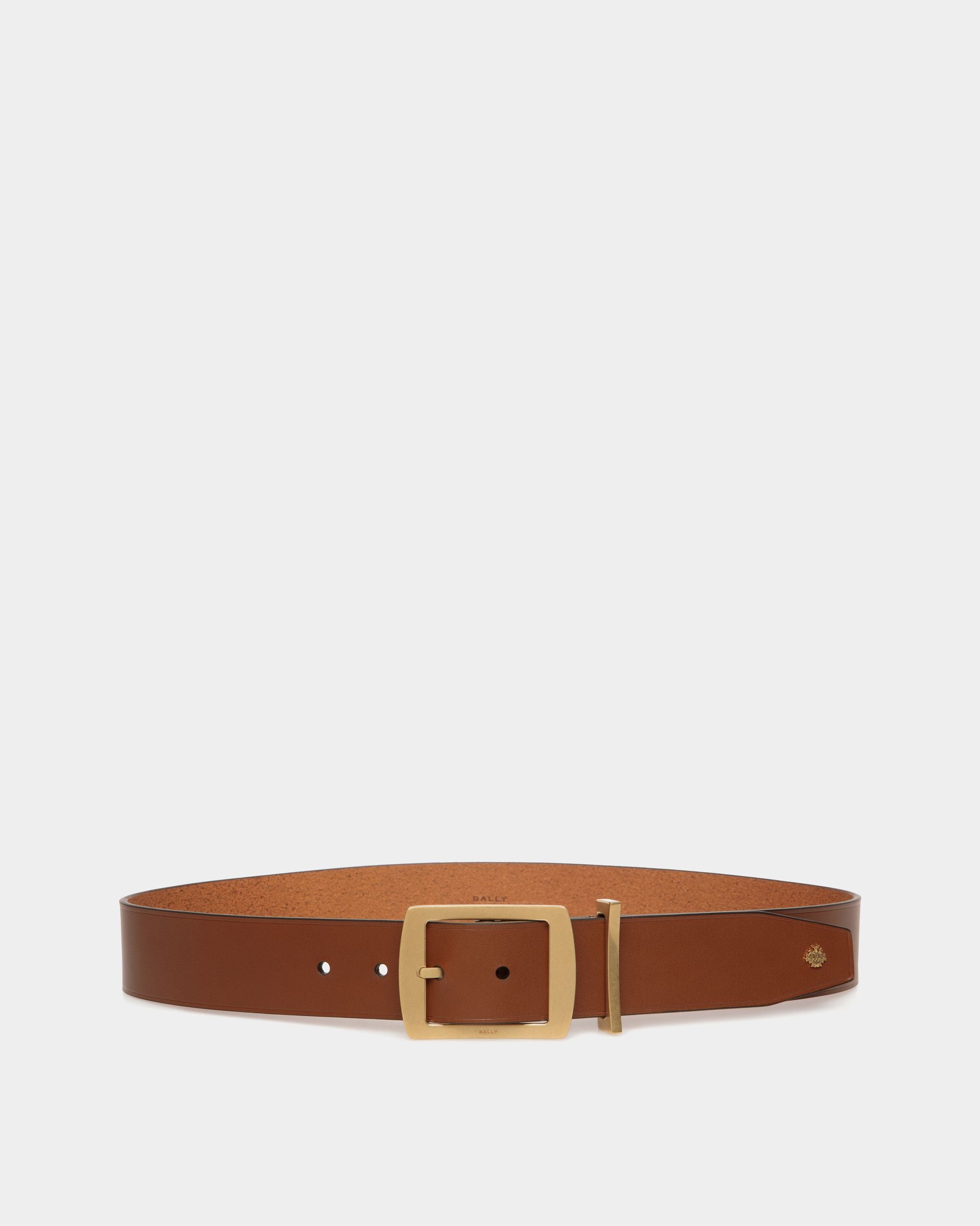Glen Gürtel Aus Braunem Leder, 40 mm - Damen - Bally - 01