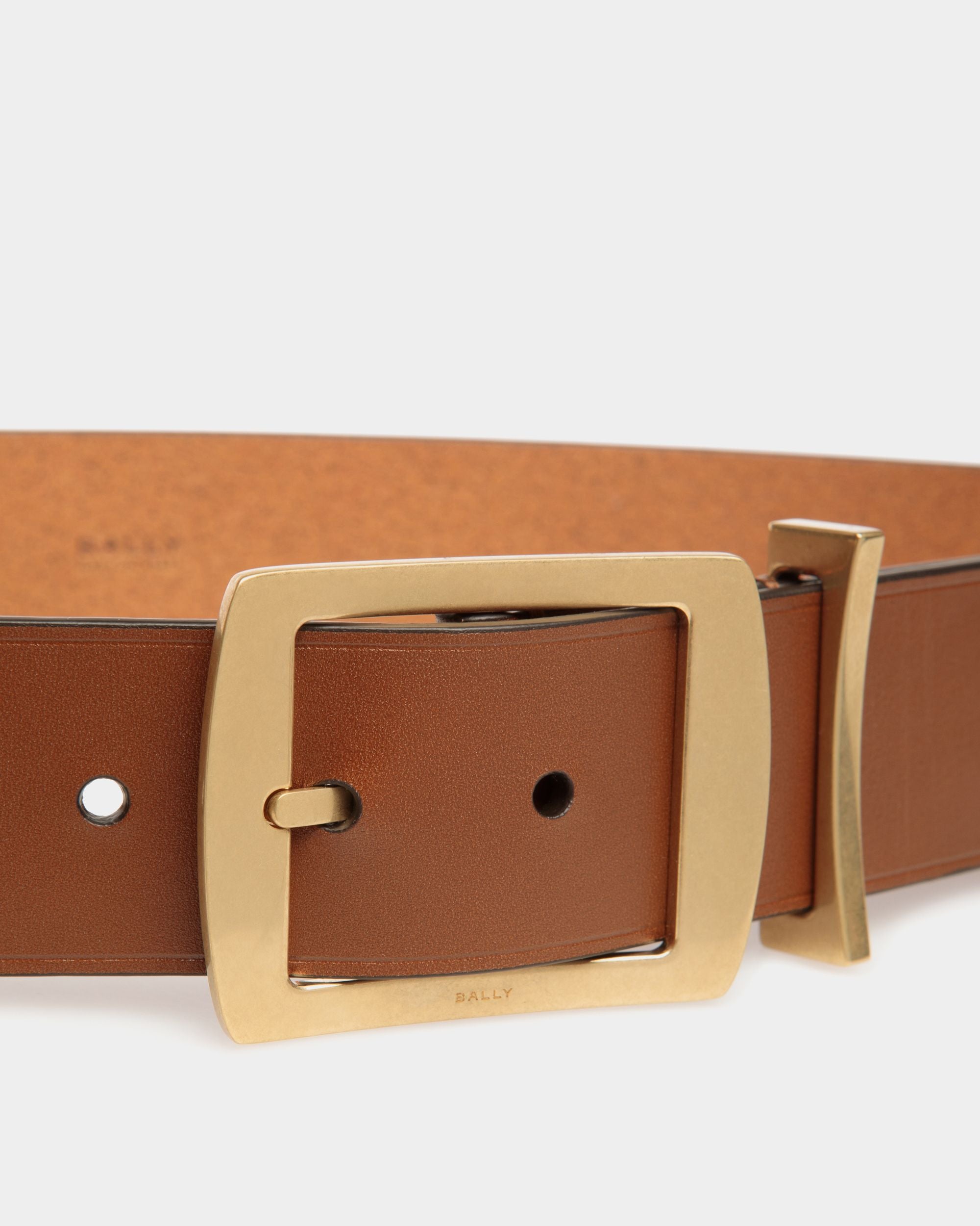 Glen Gürtel Aus Braunem Leder, 40 mm - Damen - Bally - 03
