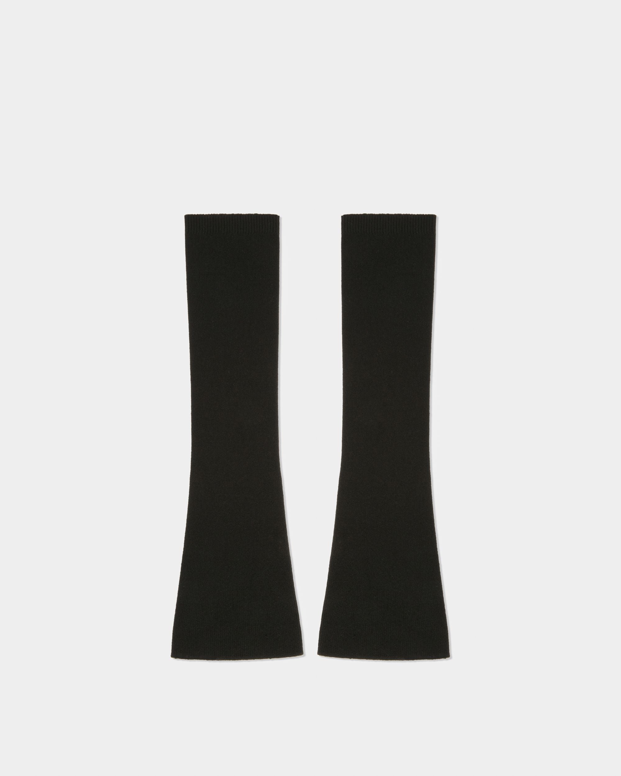 Curling Collection Rv Socks In Black Cashmere - Damen - Bally - 01