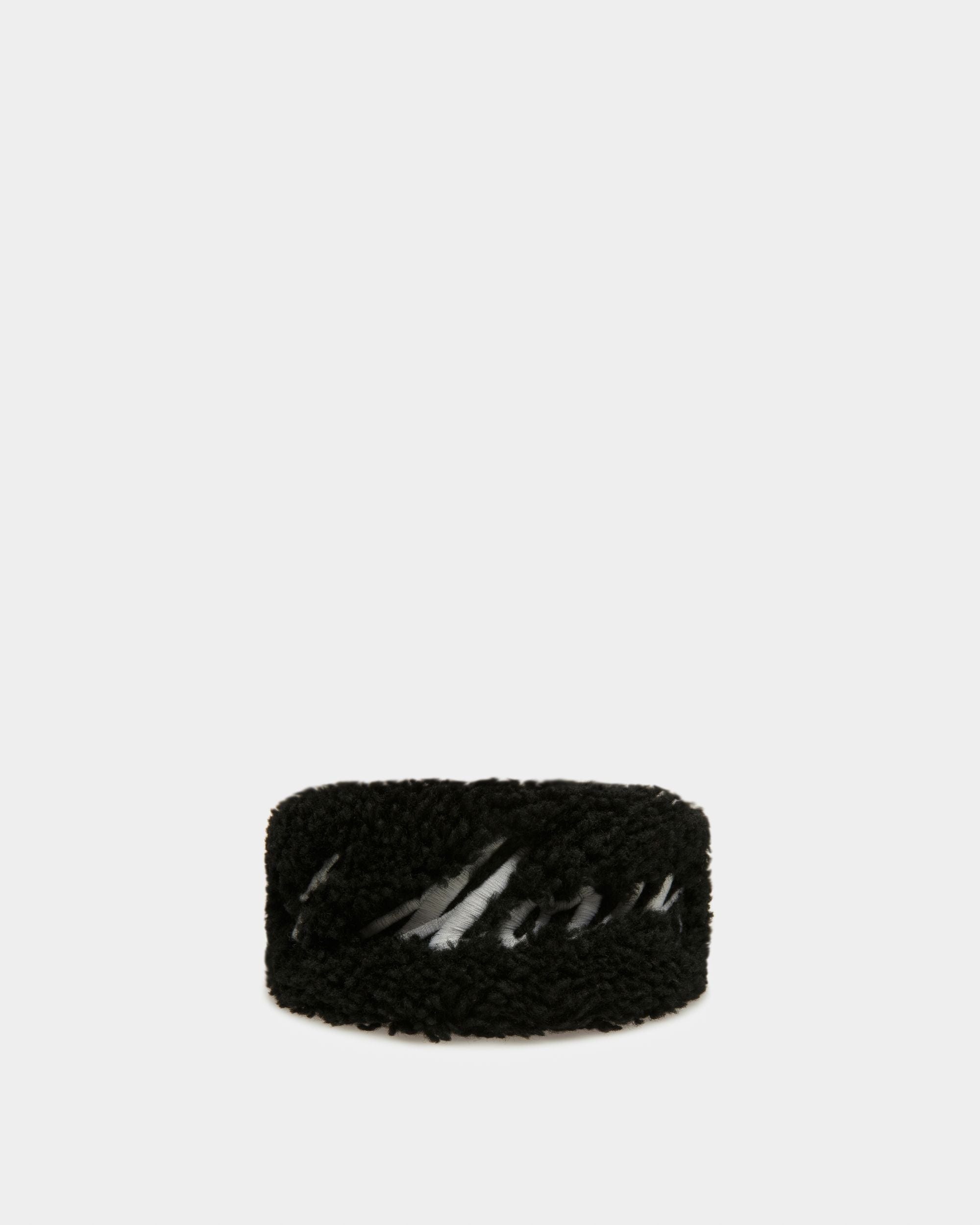 Stirnband St Moritz Shearling-Accessoire In Schwarz - Damen - Bally - 01
