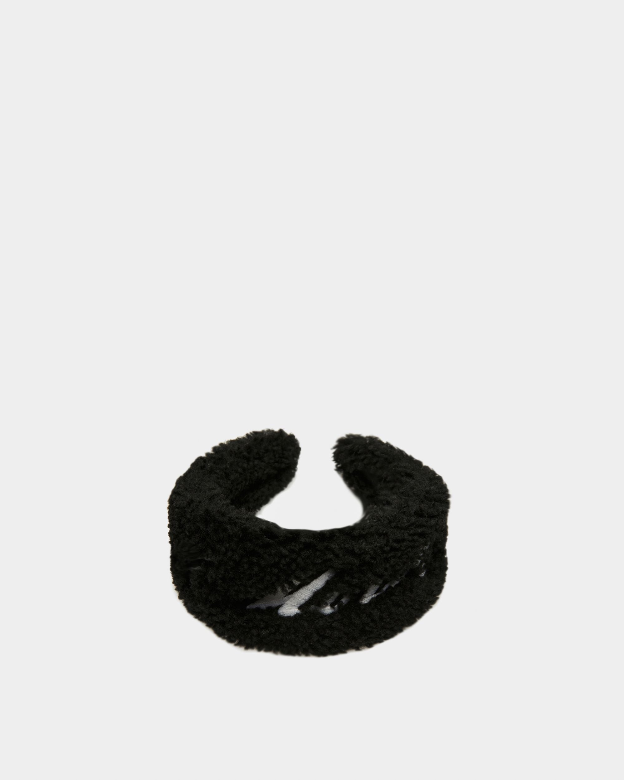 Stirnband St Moritz Shearling-Accessoire In Schwarz - Damen - Bally - 02