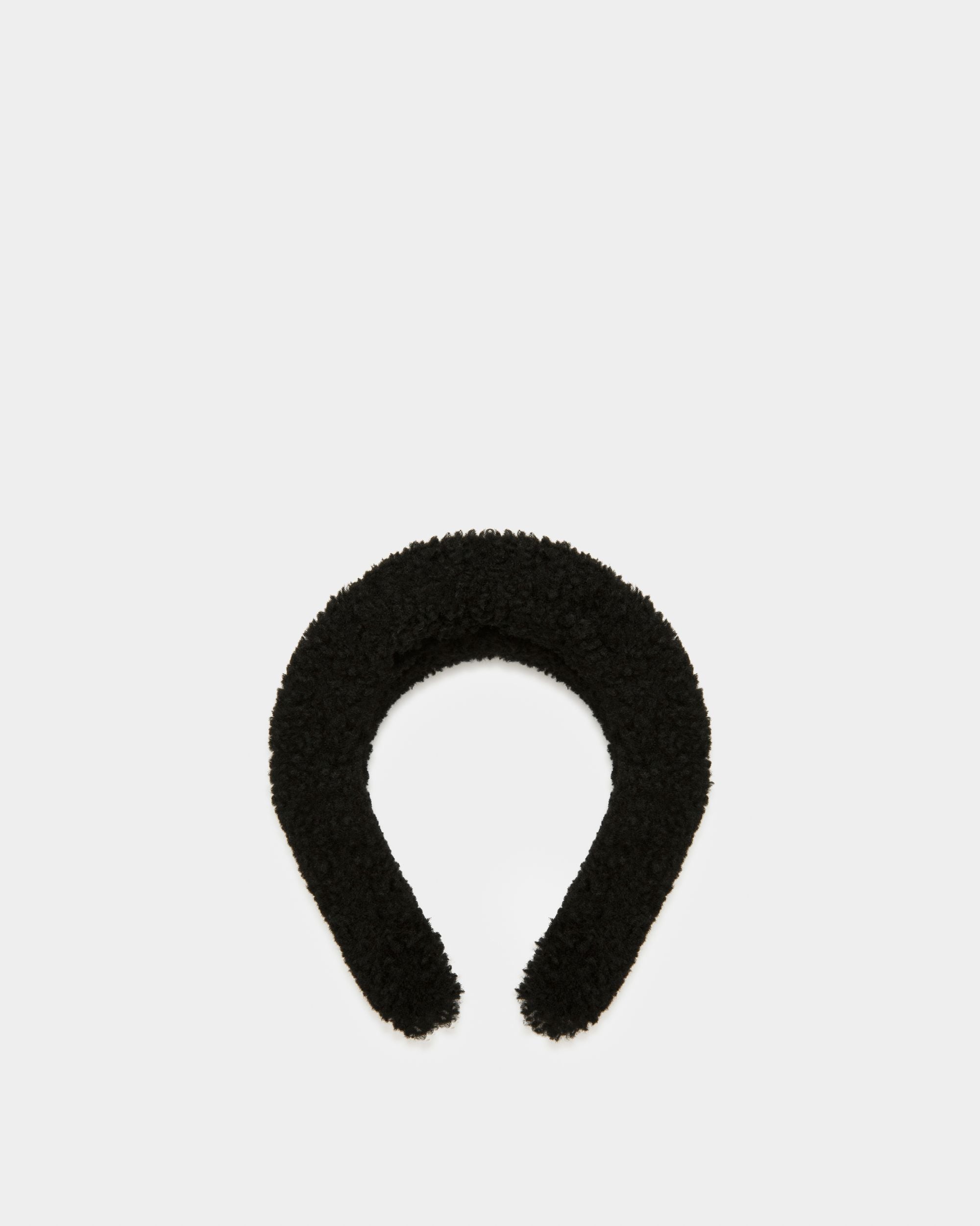 Stirnband St Moritz Shearling-Accessoire In Schwarz - Damen - Bally - 03