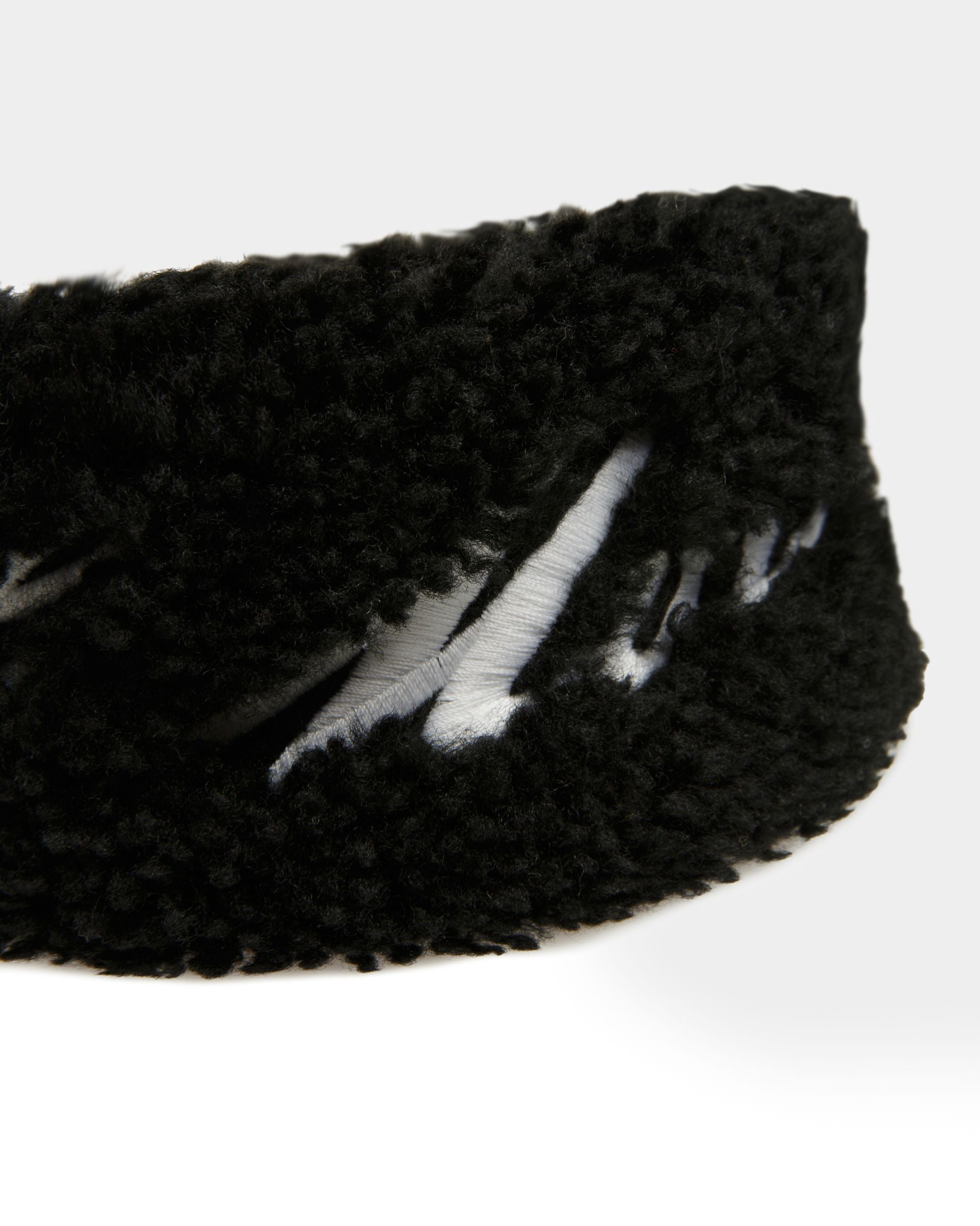 Stirnband St Moritz Shearling-Accessoire In Schwarz - Damen - Bally - 04