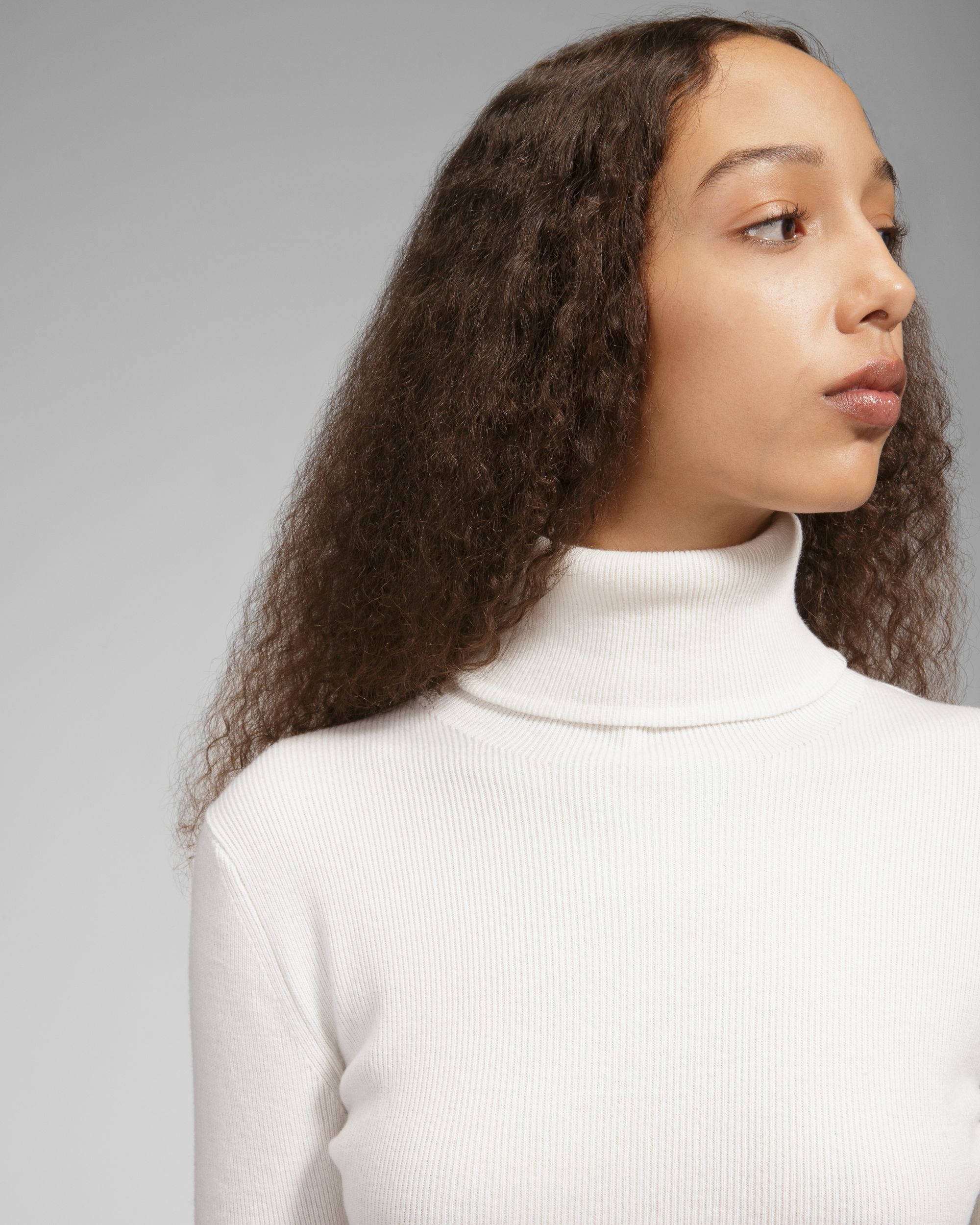 Kaschmirpullover Kaschmir-Rollkragenpullover In Elfenbein - Damen - Bally - 03
