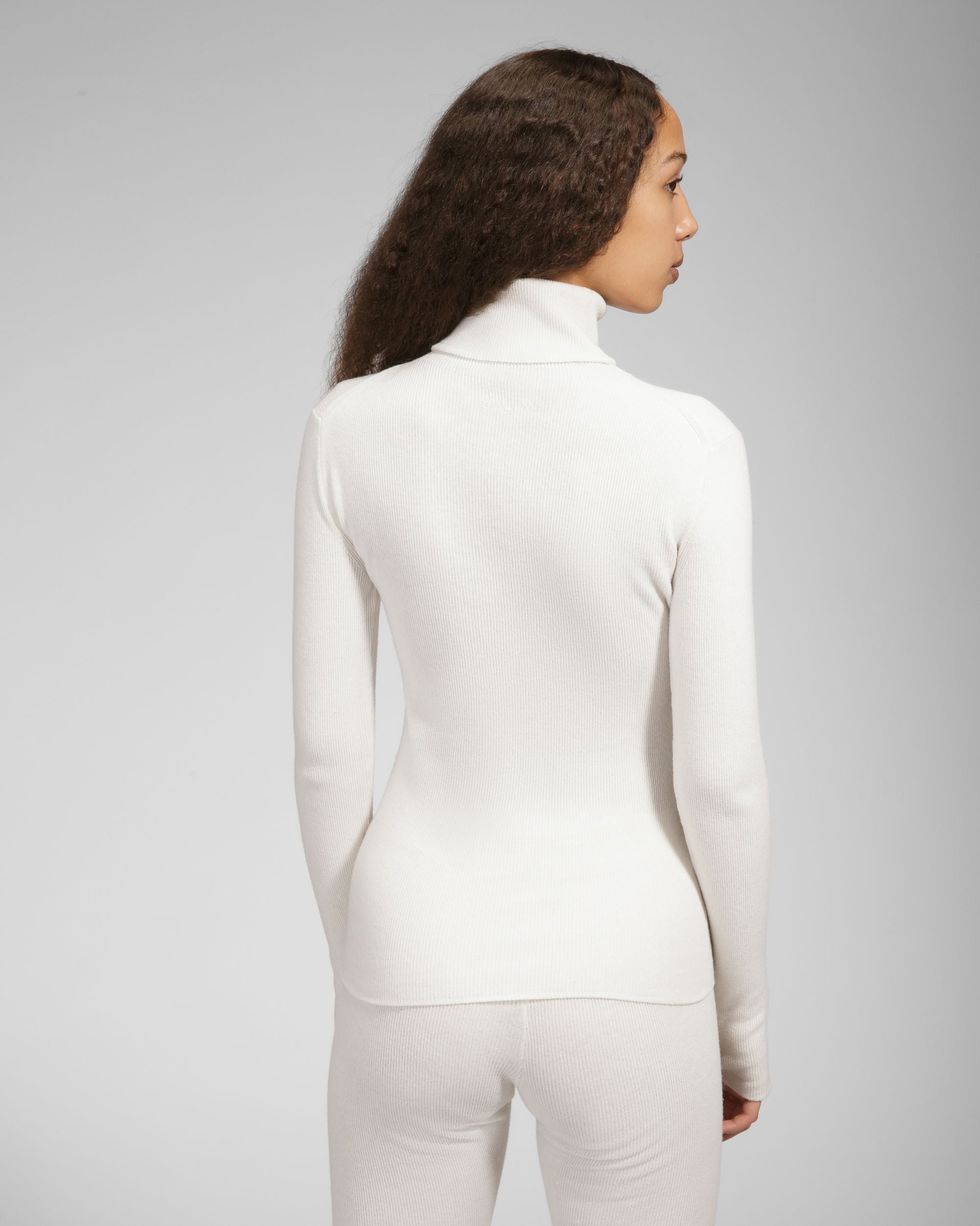 Kaschmirpullover Kaschmir-Rollkragenpullover In Elfenbein - Damen - Bally - 04