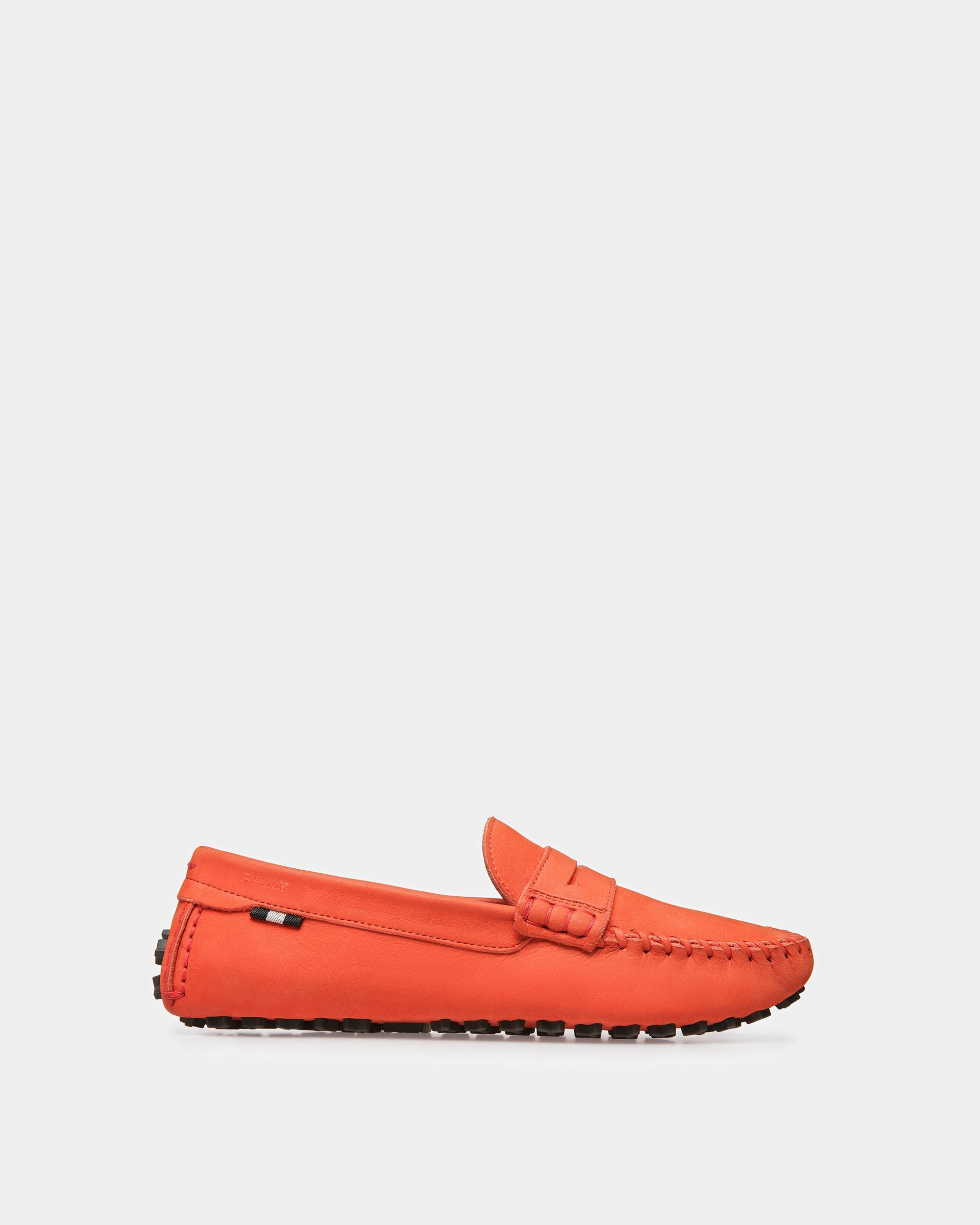 Lamby Driver-Schuhe Aus Leder In Orange - Damen - Bally - 01