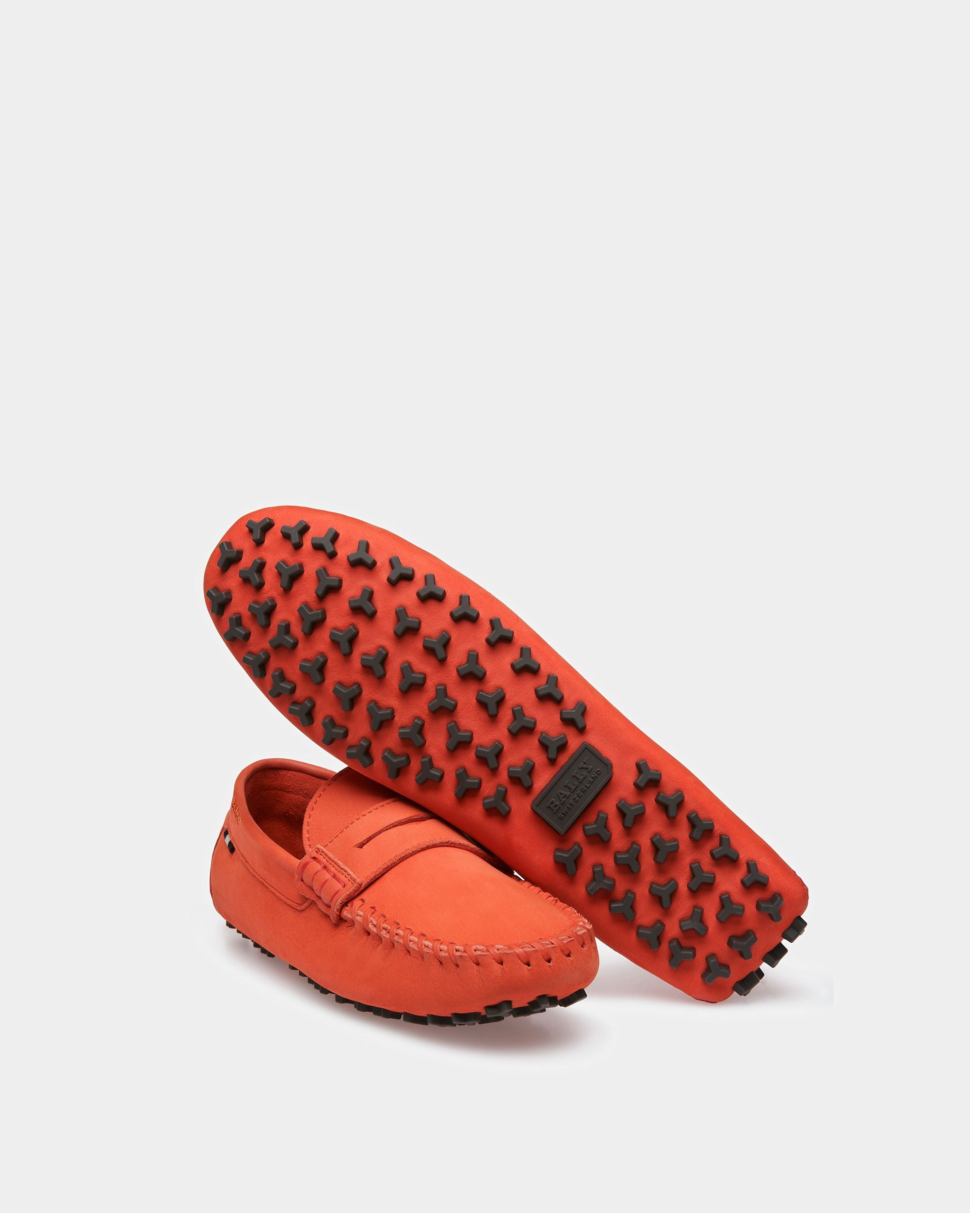 Lamby Driver-Schuhe Aus Leder In Orange - Damen - Bally - 05