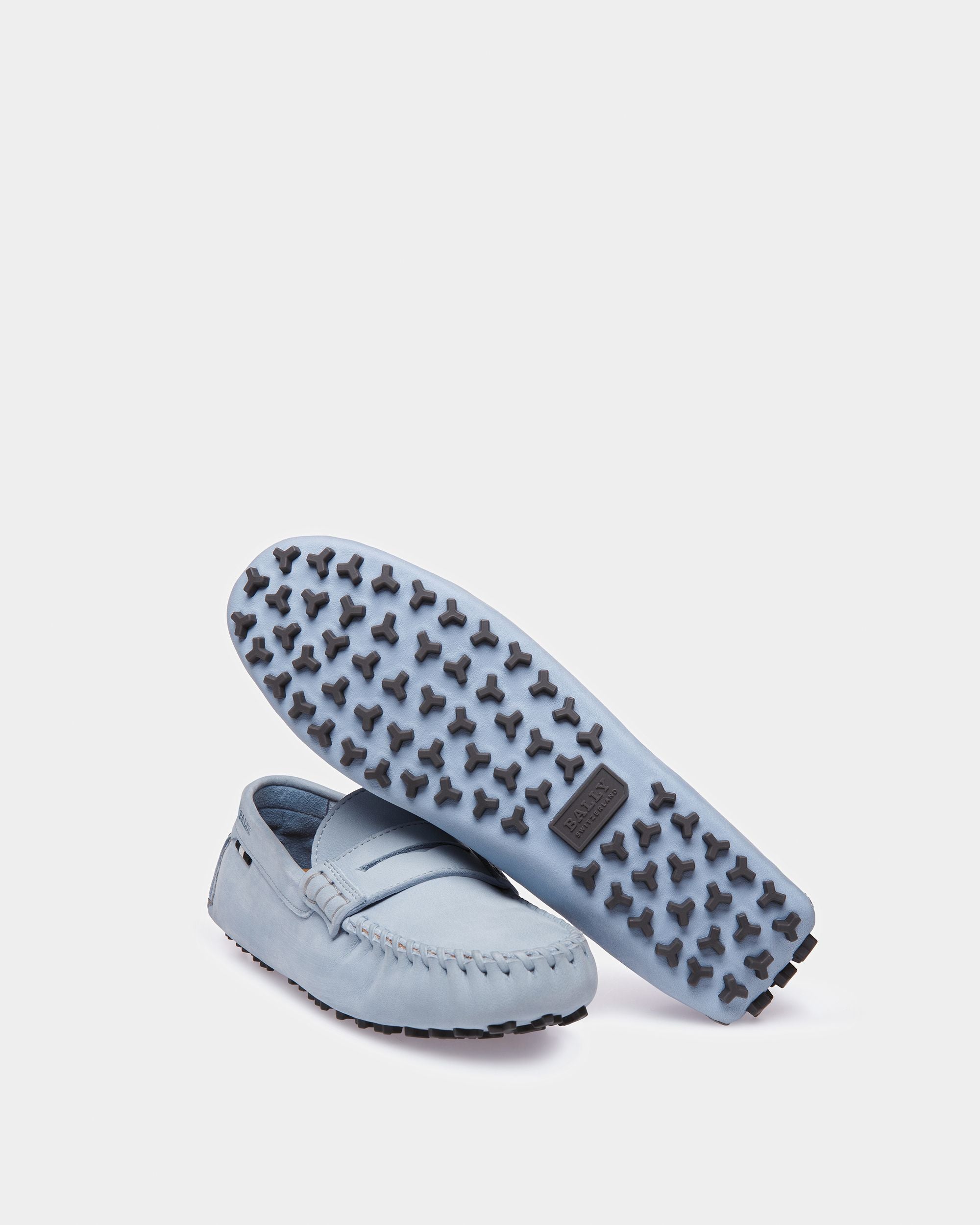 Lamby Driver-Schuhe Aus Leder In Hellblau - Damen - Bally - 05