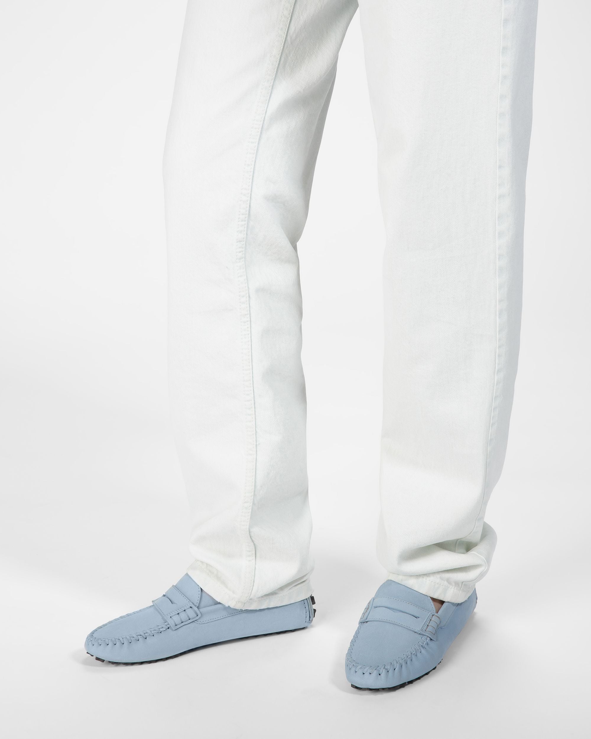 Lamby Driver-Schuhe Aus Leder In Hellblau - Damen - Bally - 06