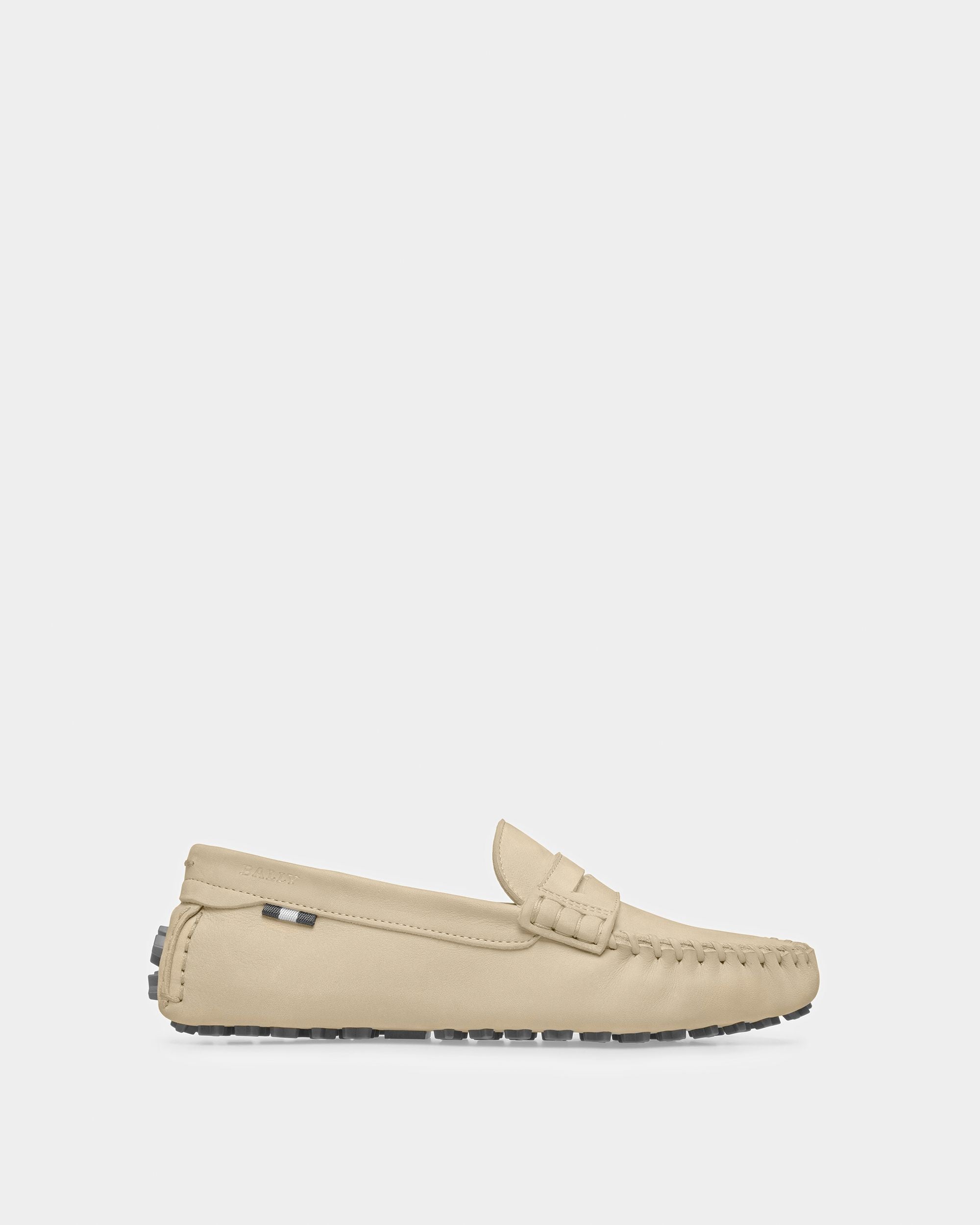 Lamby Driver-Schuhe Aus Leder In Fossil - Damen - Bally - 01