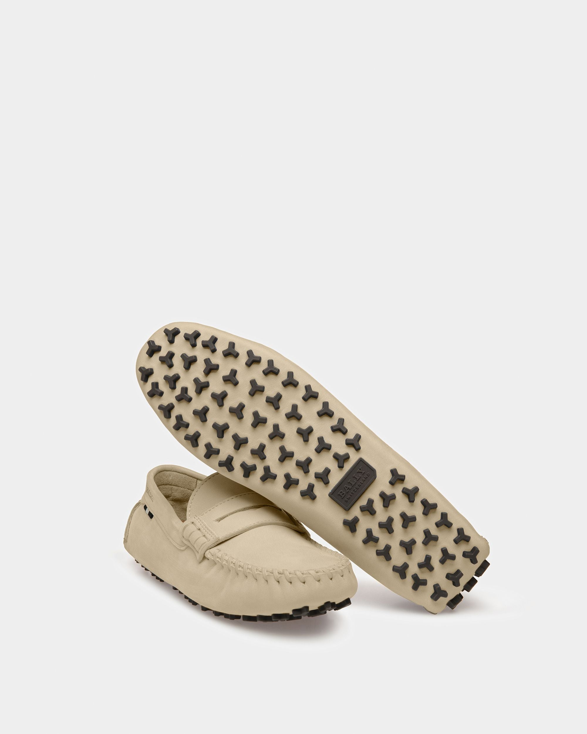 Lamby Driver-Schuhe Aus Leder In Fossil - Damen - Bally - 05