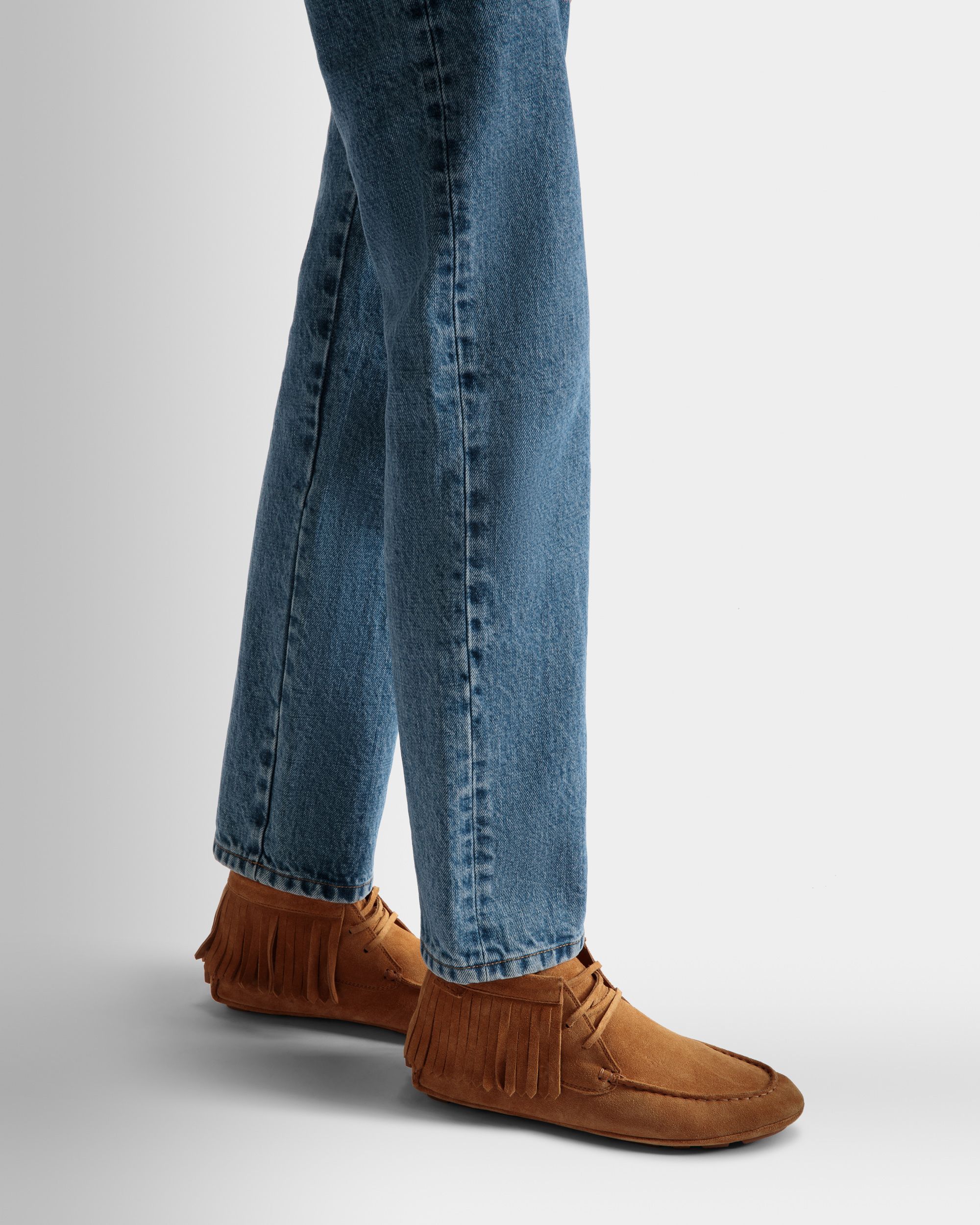 Kerbs Driver-Schuh Aus Leder In Desert - Damen - Bally - 02