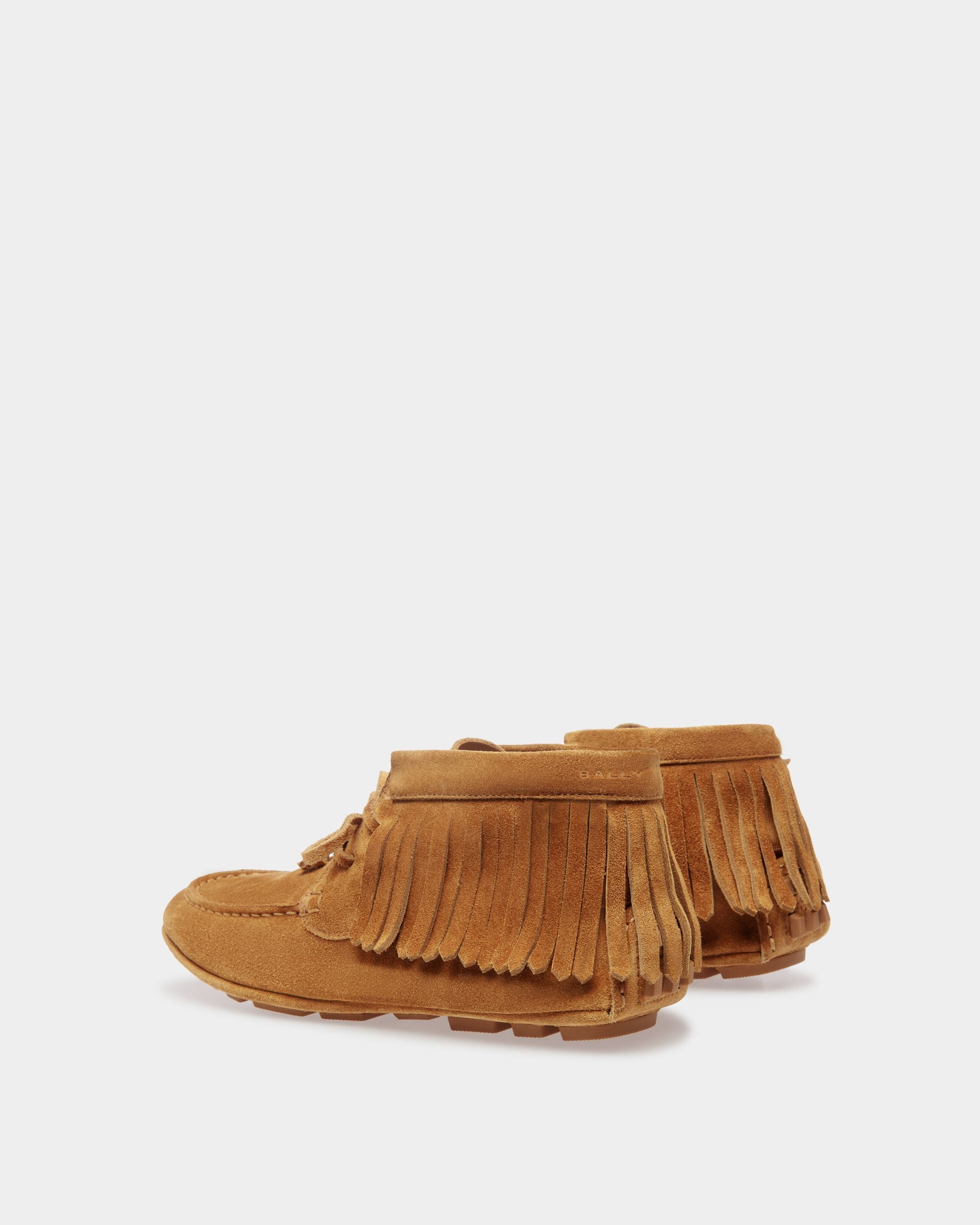 Kerbs Driver-Schuh Aus Leder In Desert - Damen - Bally - 04