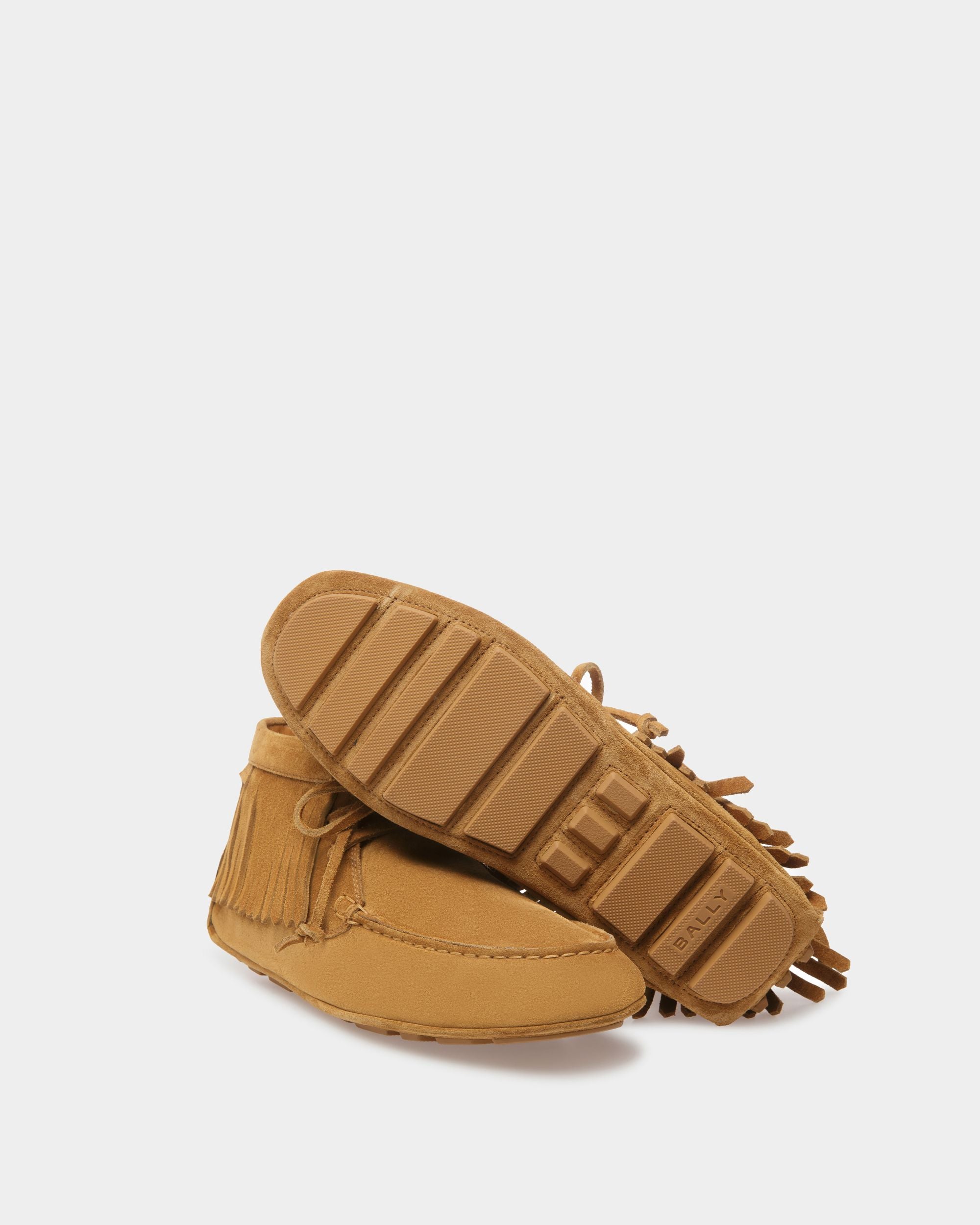 Kerbs Driver-Schuh Aus Leder In Desert - Damen - Bally - 05