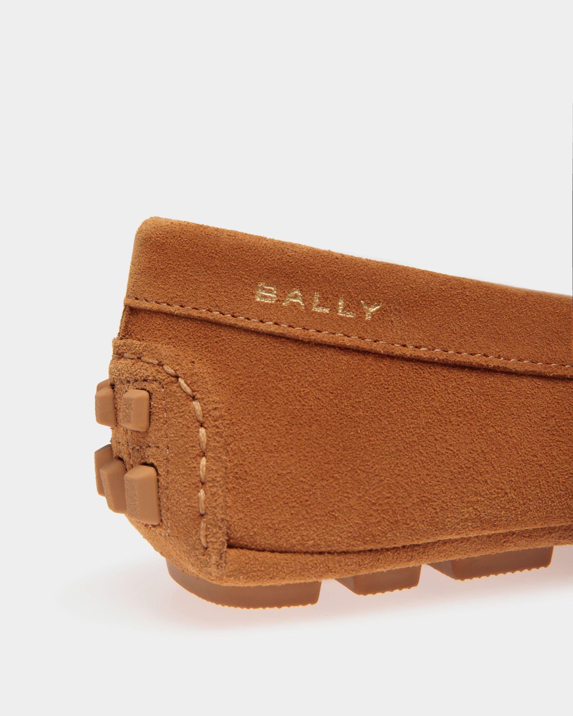 Kerbs Driver-Schuh Aus Veloursleder In Braun - Damen - Bally - 04