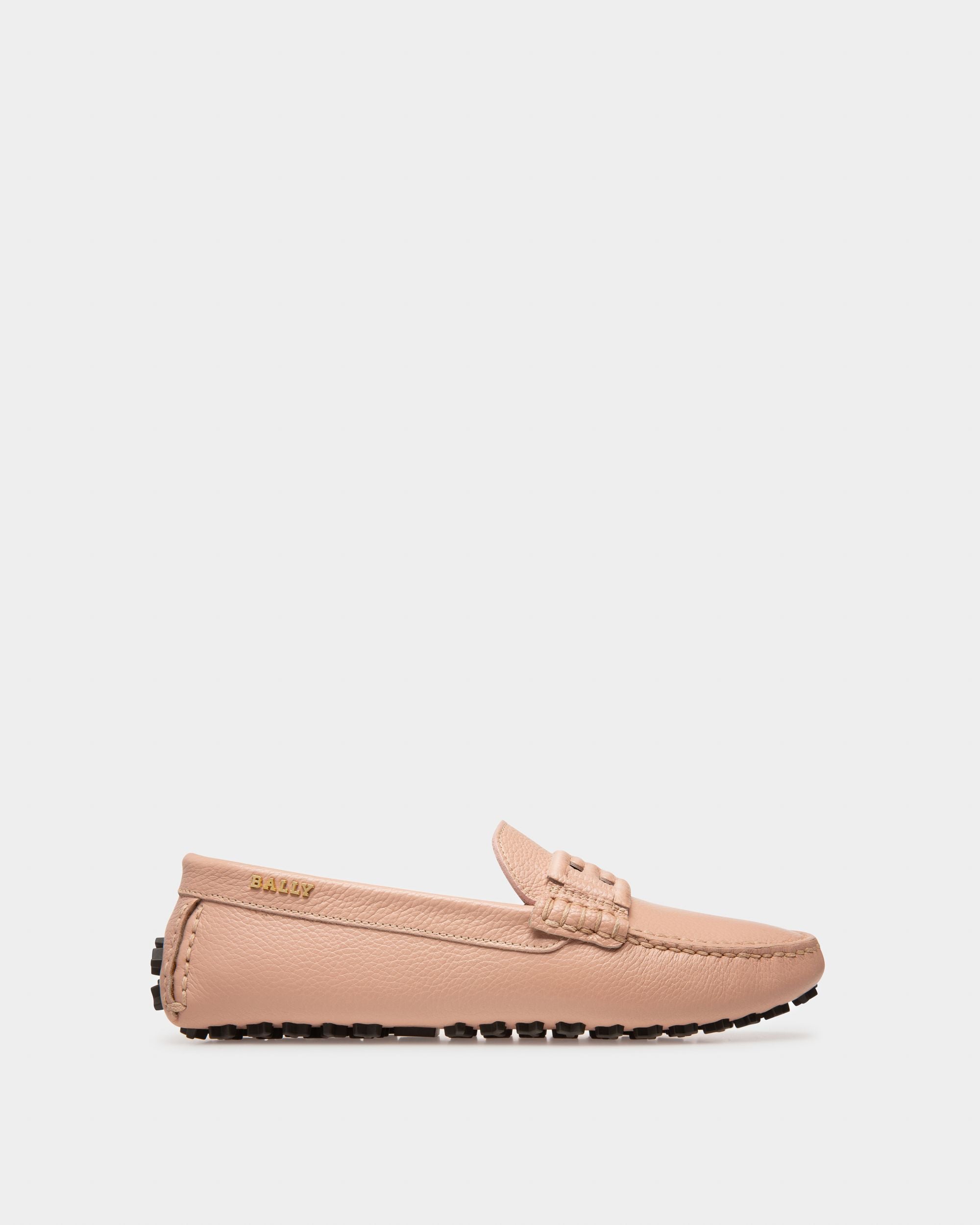 Leyla Driver-Schuh Aus Rosa Leder - Damen - Bally - 01