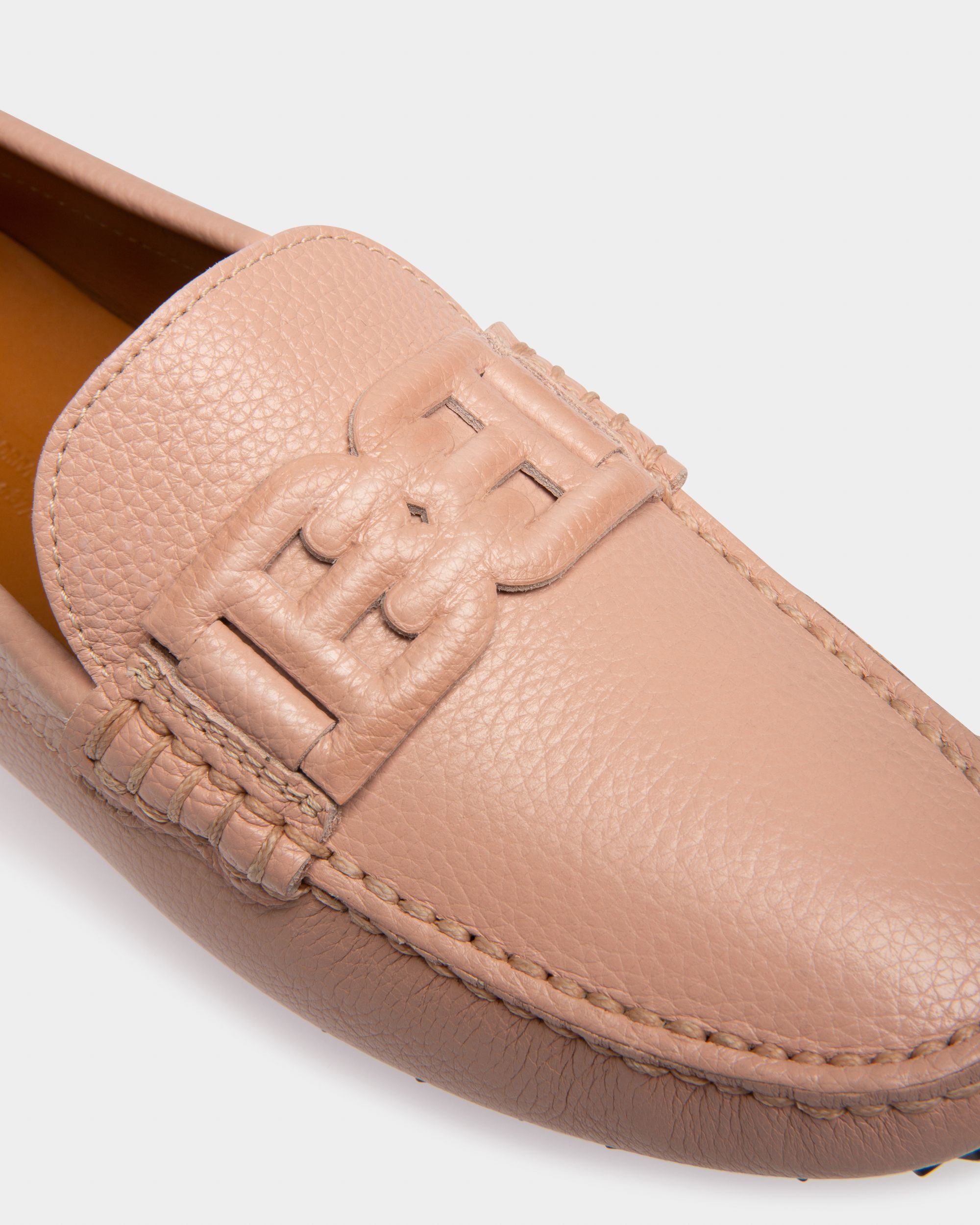 Leyla Driver-Schuh Aus Rosa Leder - Damen - Bally - 05