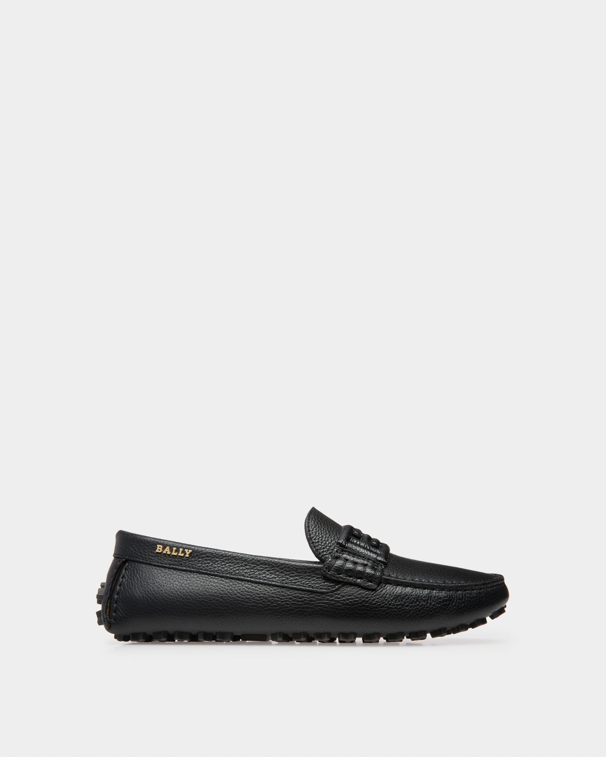 Leyla Driver Aus Schwarzem Leder - Damen - Bally - 01