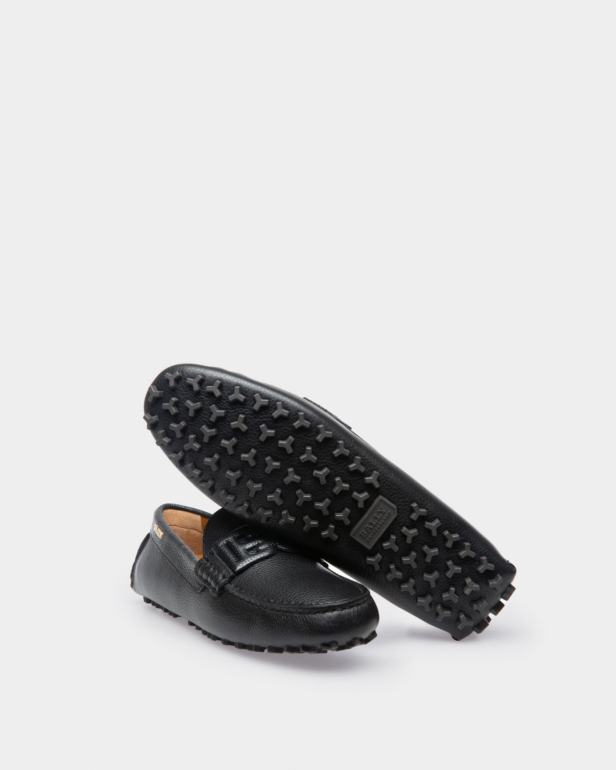 Leyla Driver Aus Schwarzem Leder - Damen - Bally - 05