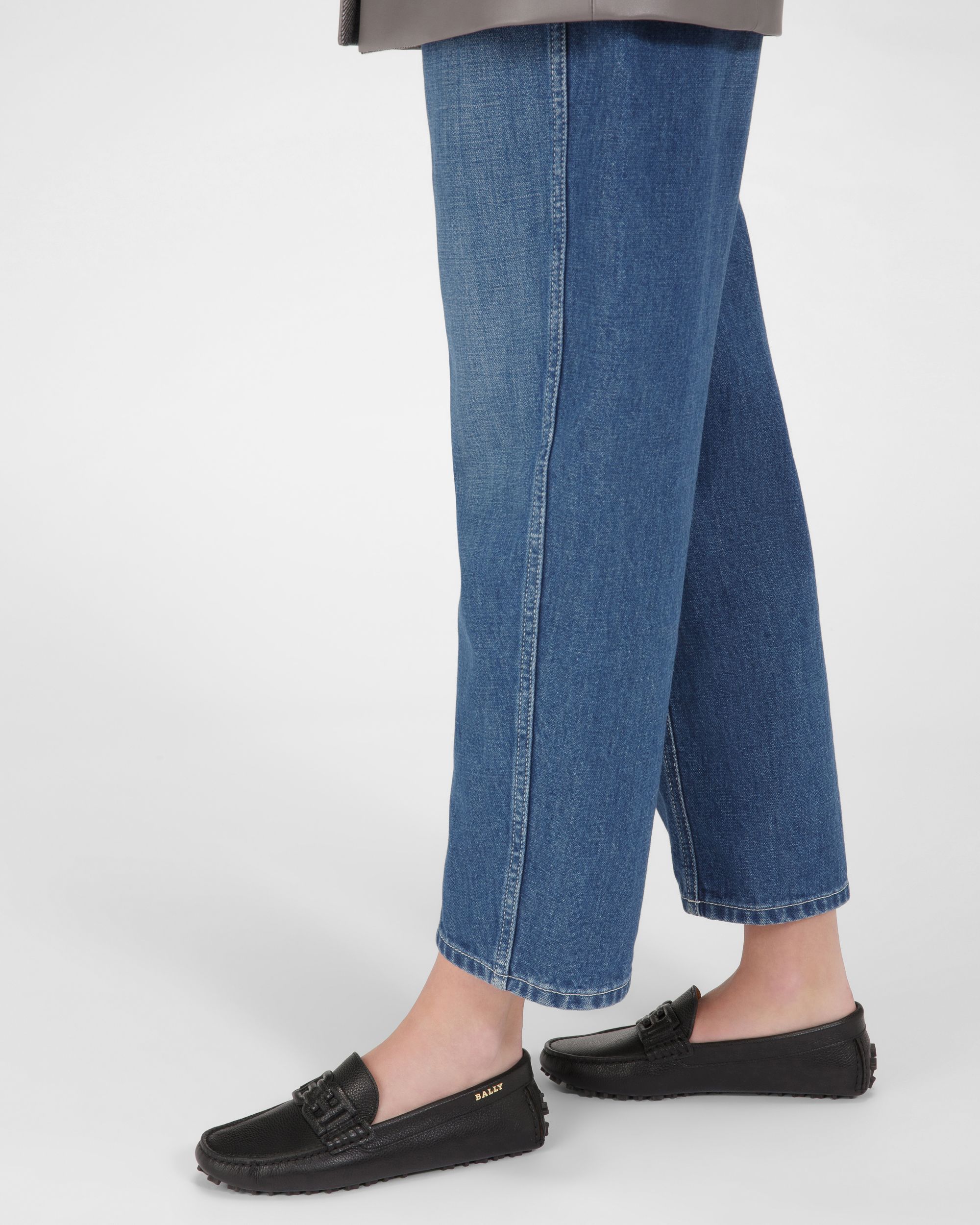 Leyla Driver Aus Schwarzem Leder - Damen - Bally - 07