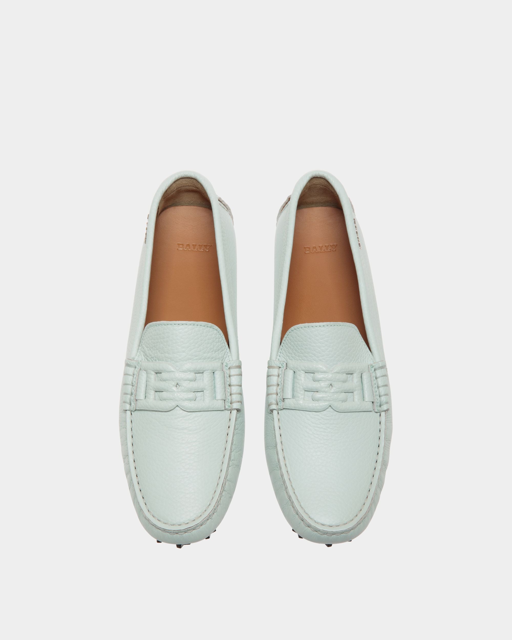 Lux Driver Drivers In Blue Leather - Damen - Bally - 04