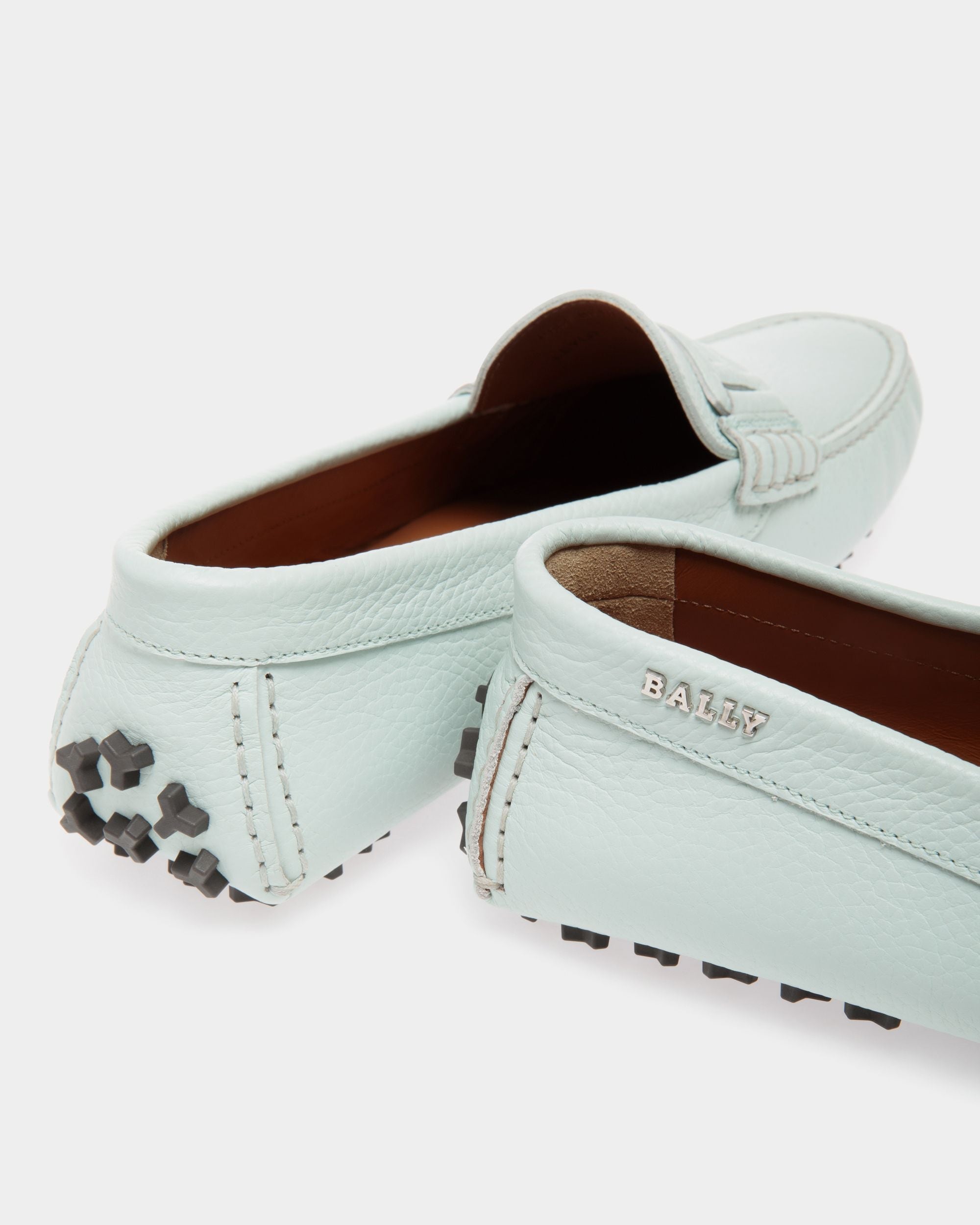 Lux Driver Drivers In Blue Leather - Damen - Bally - 05