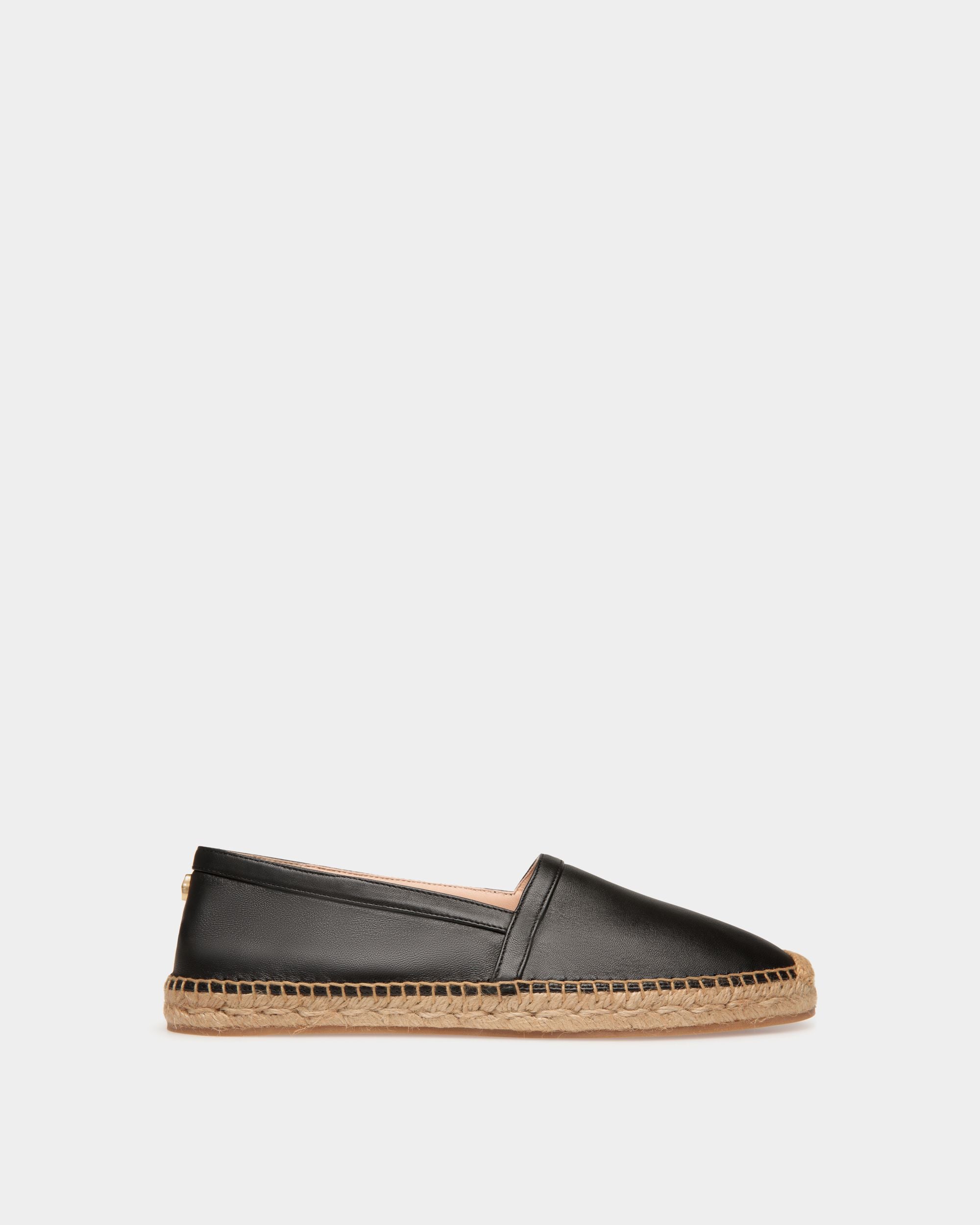 Urdy Espadrilles Aus Nappaleder In Schwarz - Damen - Bally - 01