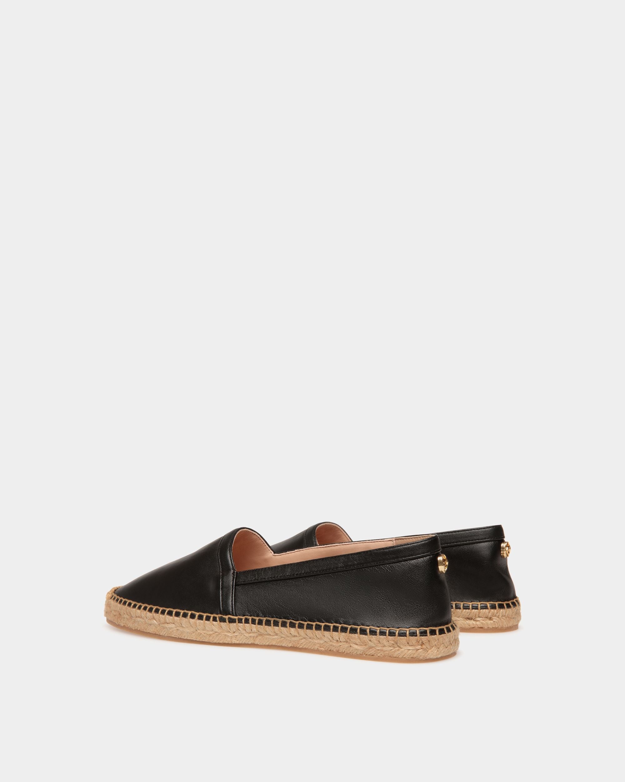 Urdy Espadrilles Aus Nappaleder In Schwarz - Damen - Bally - 04