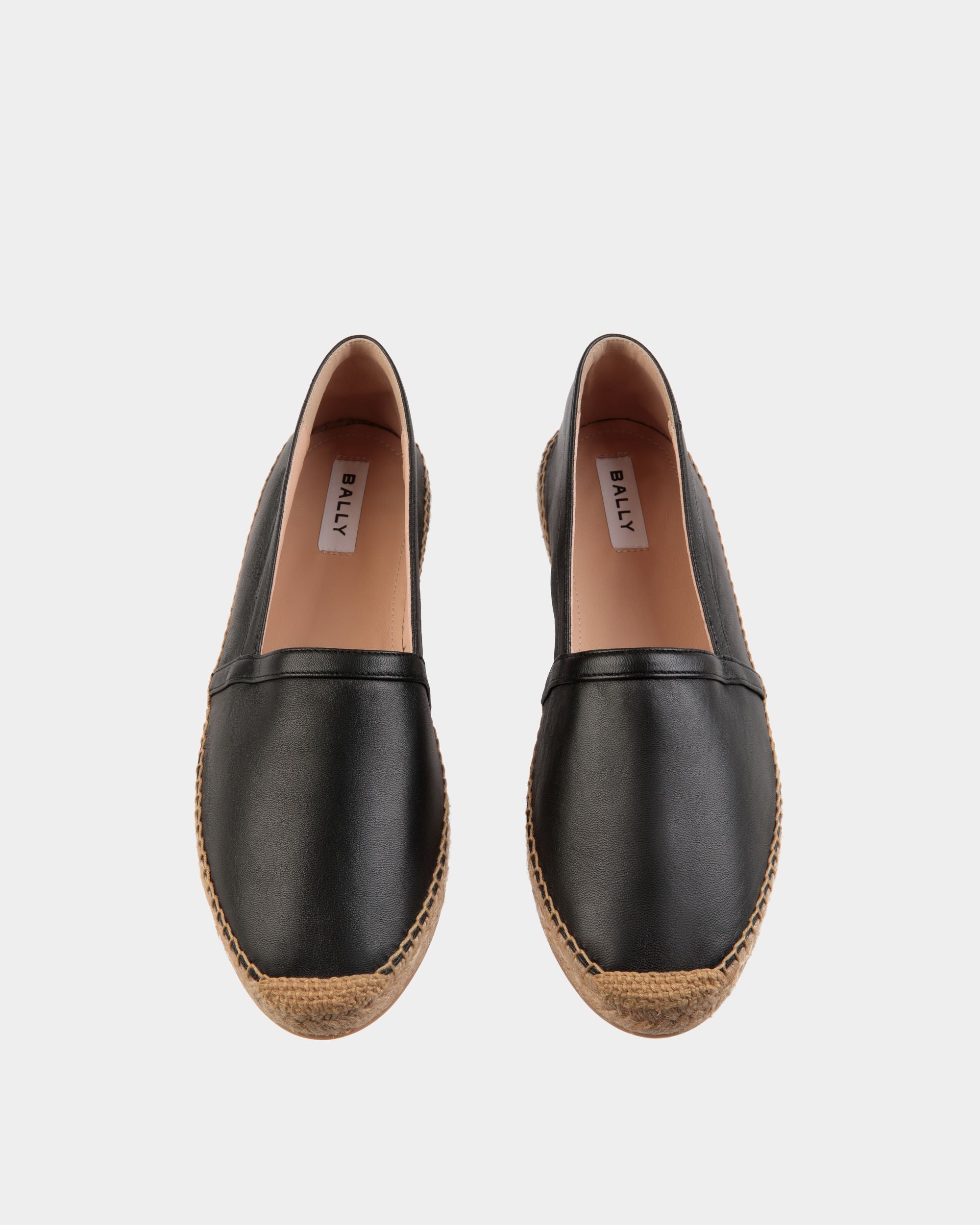 Urdy Espadrilles Aus Nappaleder In Schwarz - Damen - Bally - 05