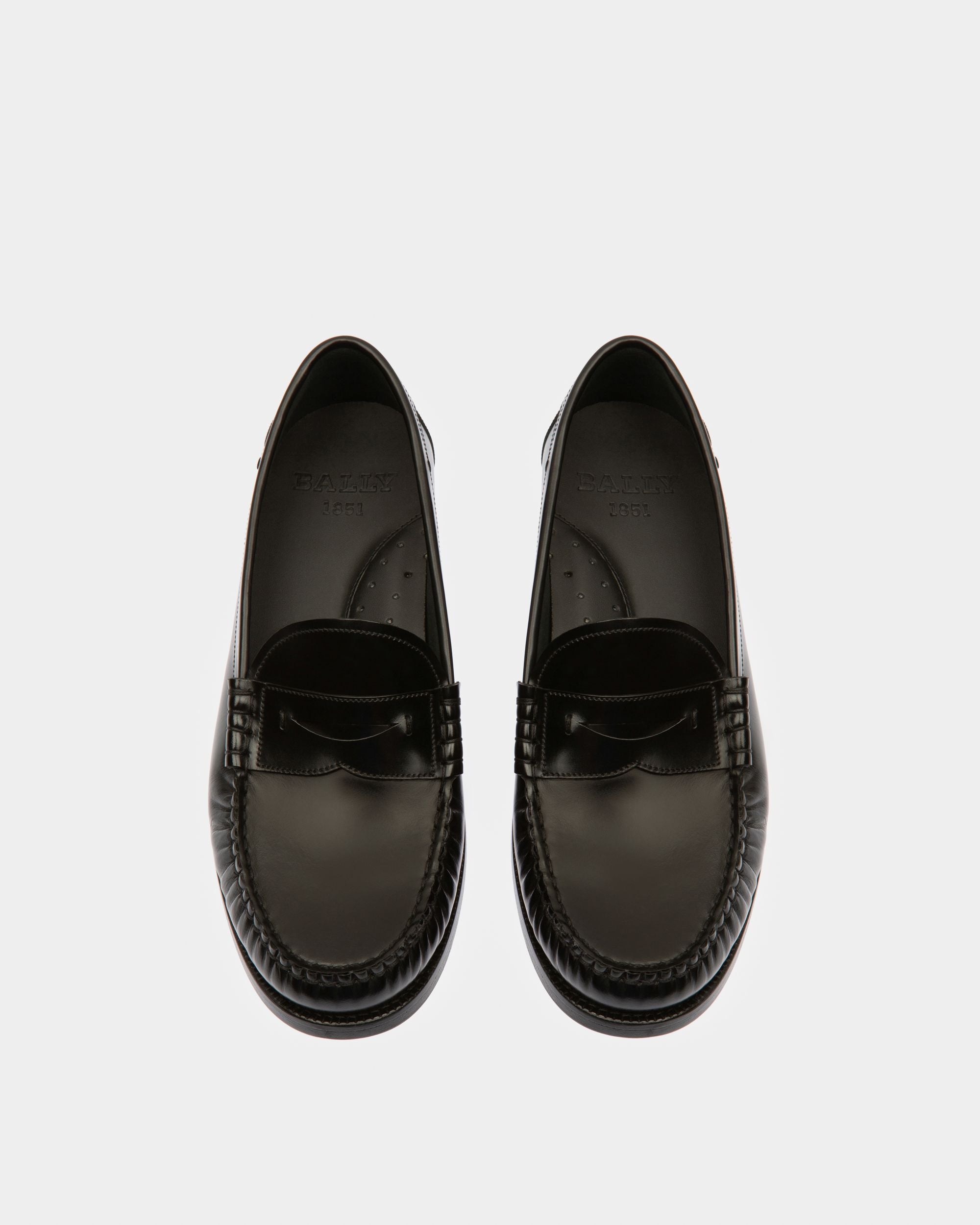 Coelo Mokassins Aus Schwarzem Leder - Damen - Bally - 02