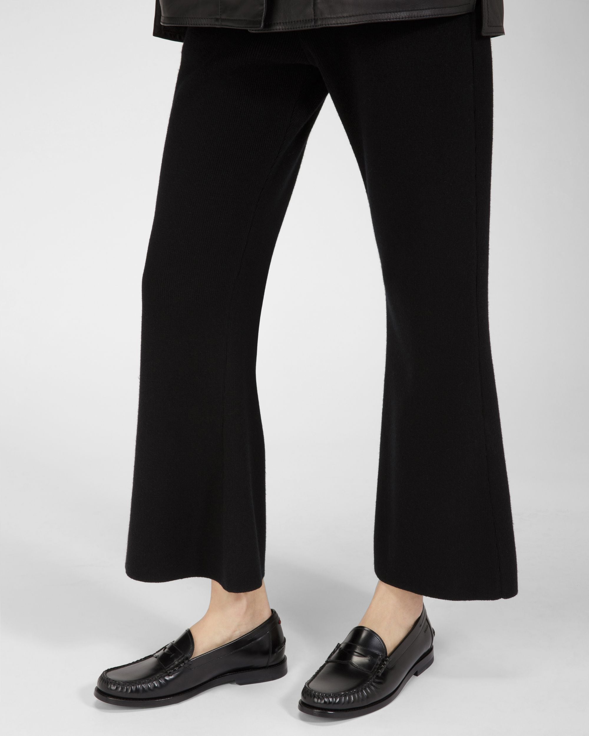 Coelo Mokassins Aus Schwarzem Leder - Damen - Bally - 03