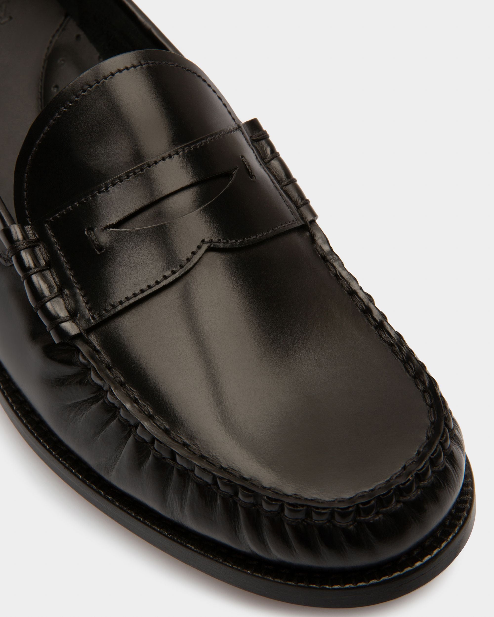 Coelo Mokassins Aus Schwarzem Leder - Damen - Bally - 06