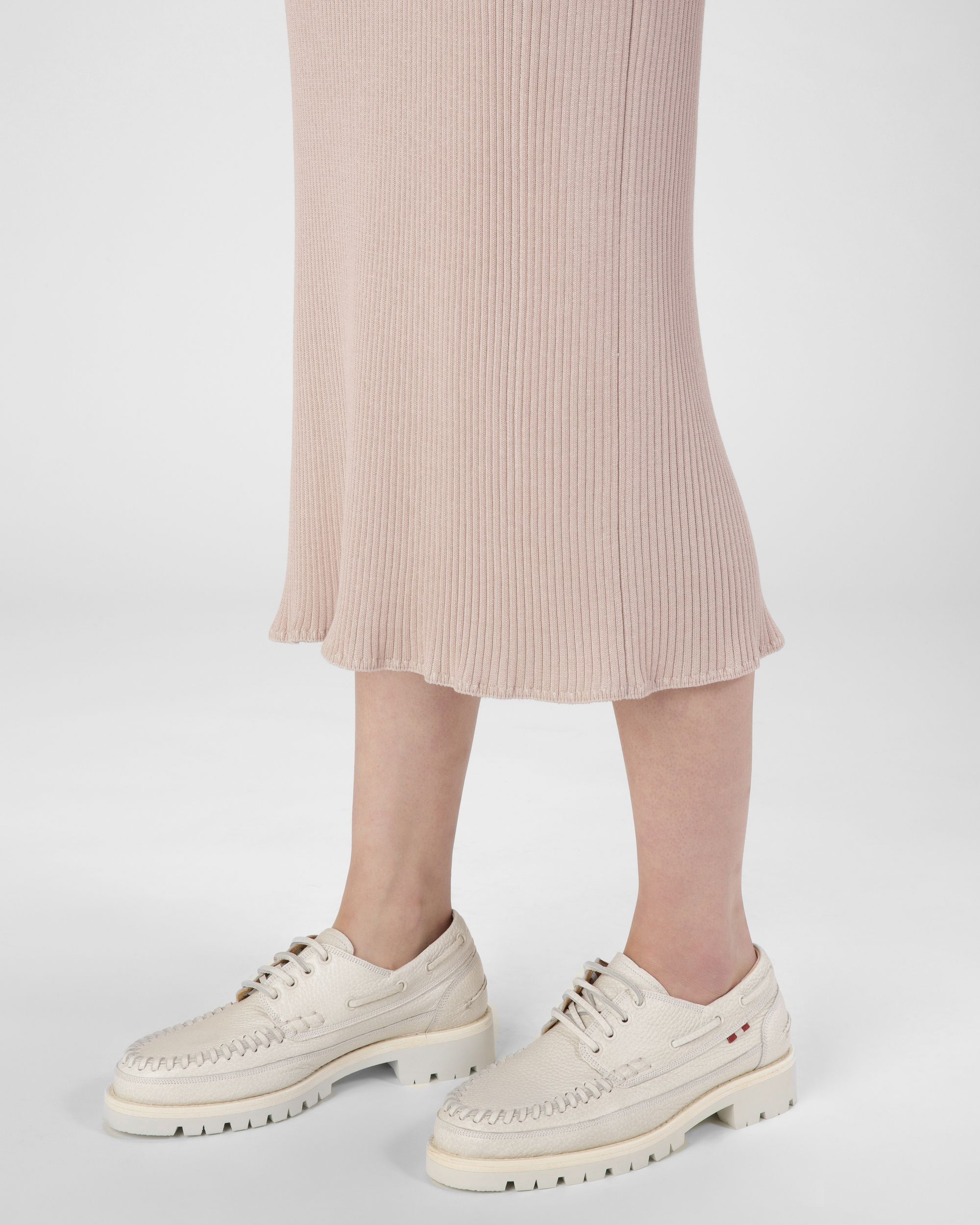 Trendal Mokassins Aus Mattweissem Leder - Damen - Bally - 02