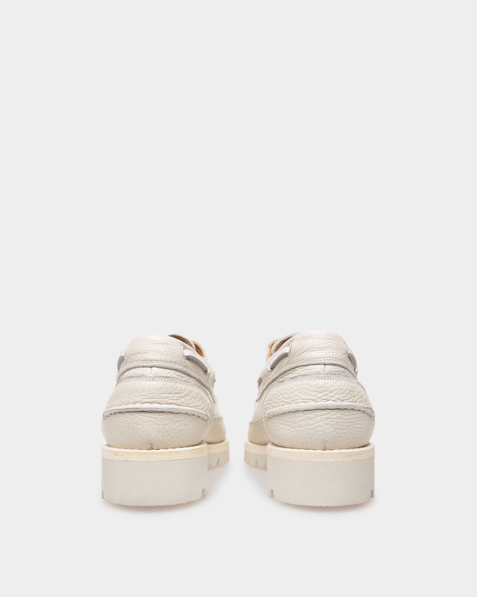Trendal Mokassins Aus Mattweissem Leder - Damen - Bally - 03