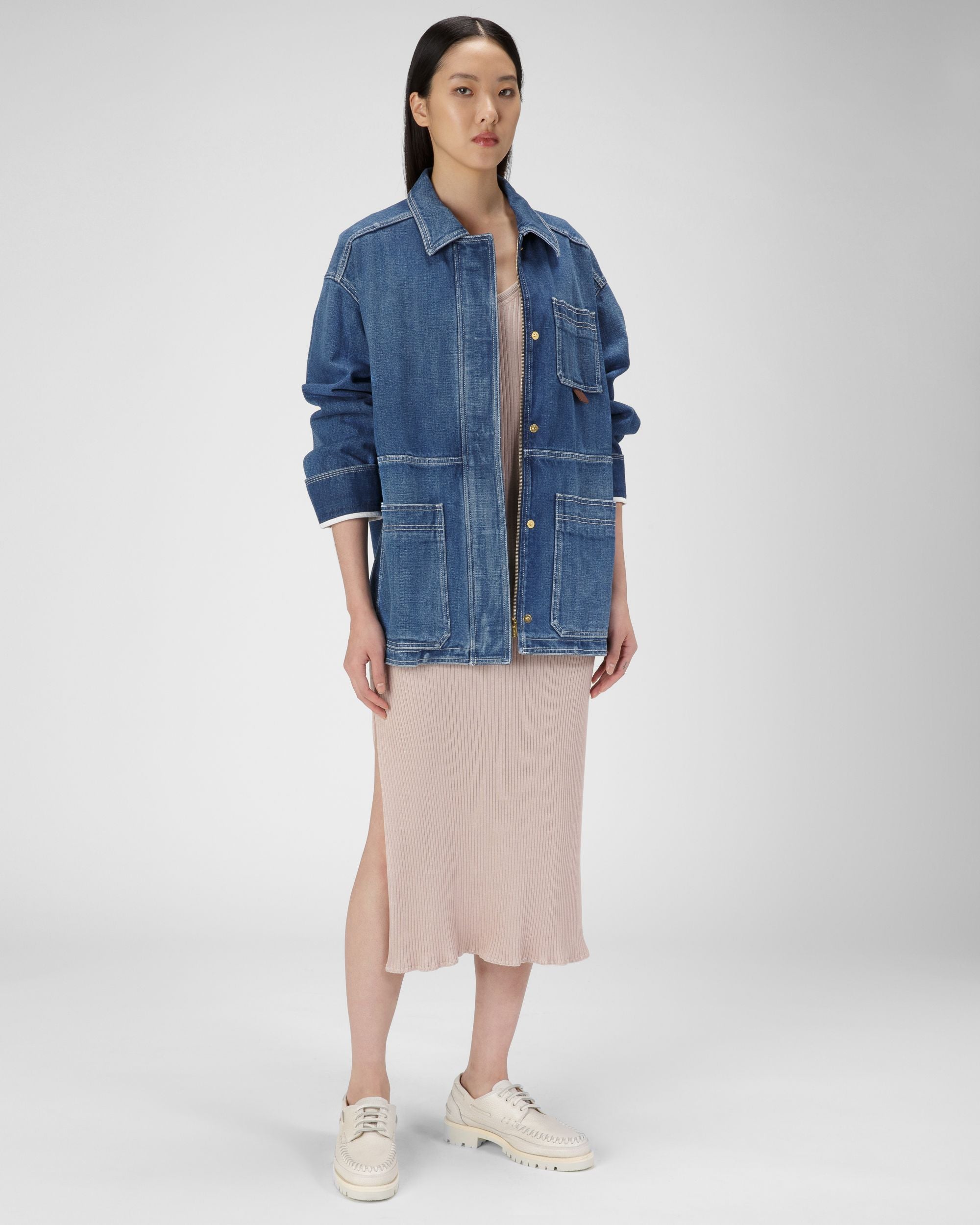 Trendal Mokassins Aus Mattweissem Leder - Damen - Bally - 06