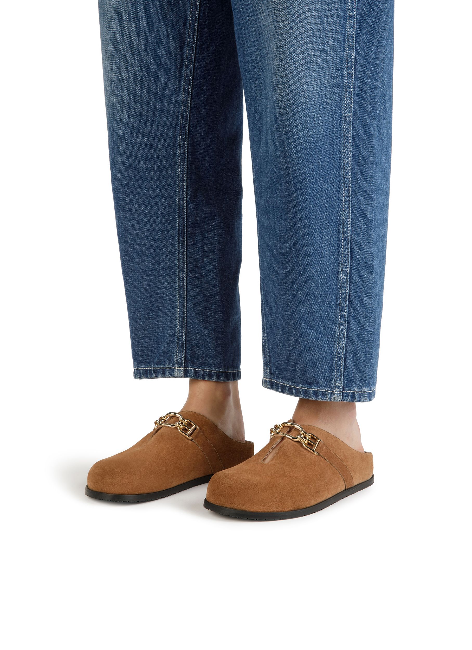 Francine Slipper Aus Braunem Leder - Damen - Bally - 03