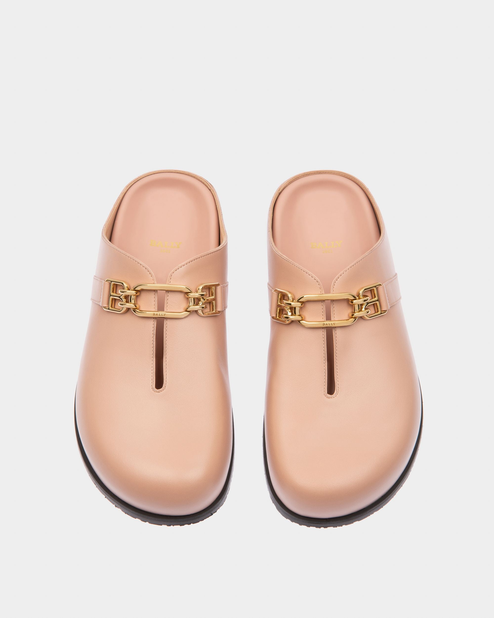 Francine Slipper Aus Rosafarbenem Leder - Damen - Bally - 02