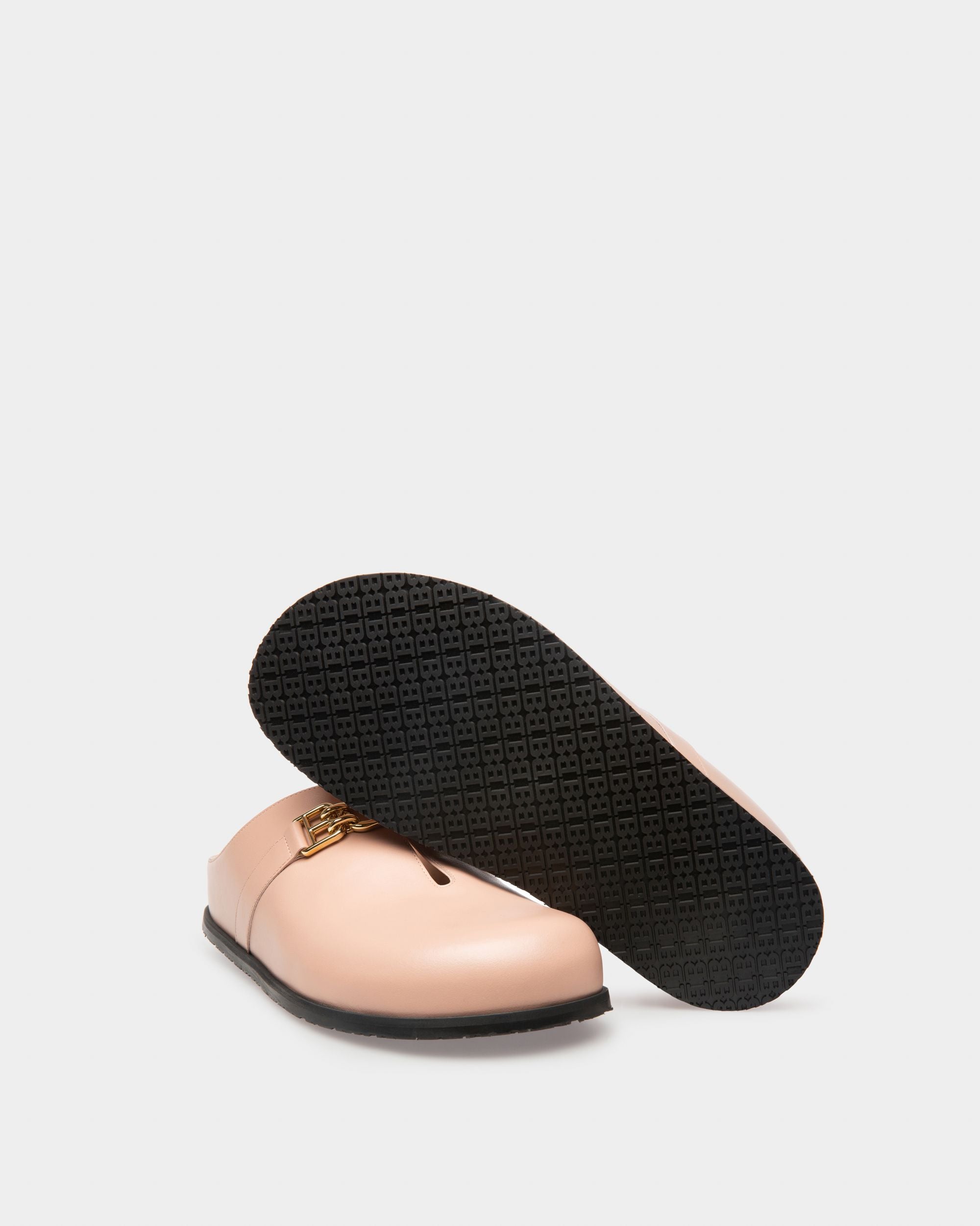 Francine Slipper Aus Rosafarbenem Leder - Damen - Bally - 05