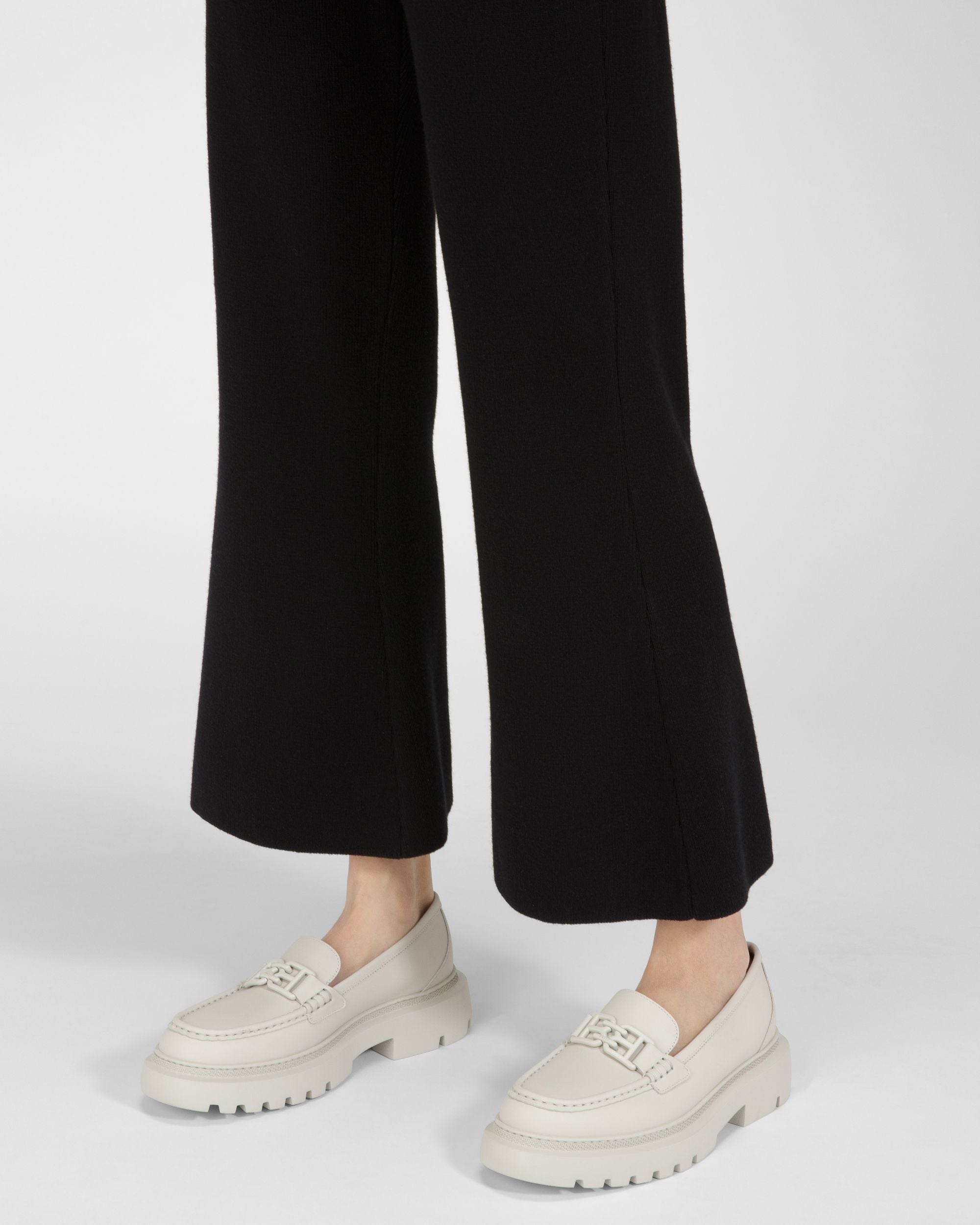 Gioia Flat Mokassins Aus Altweissem Leder - Damen - Bally - 07