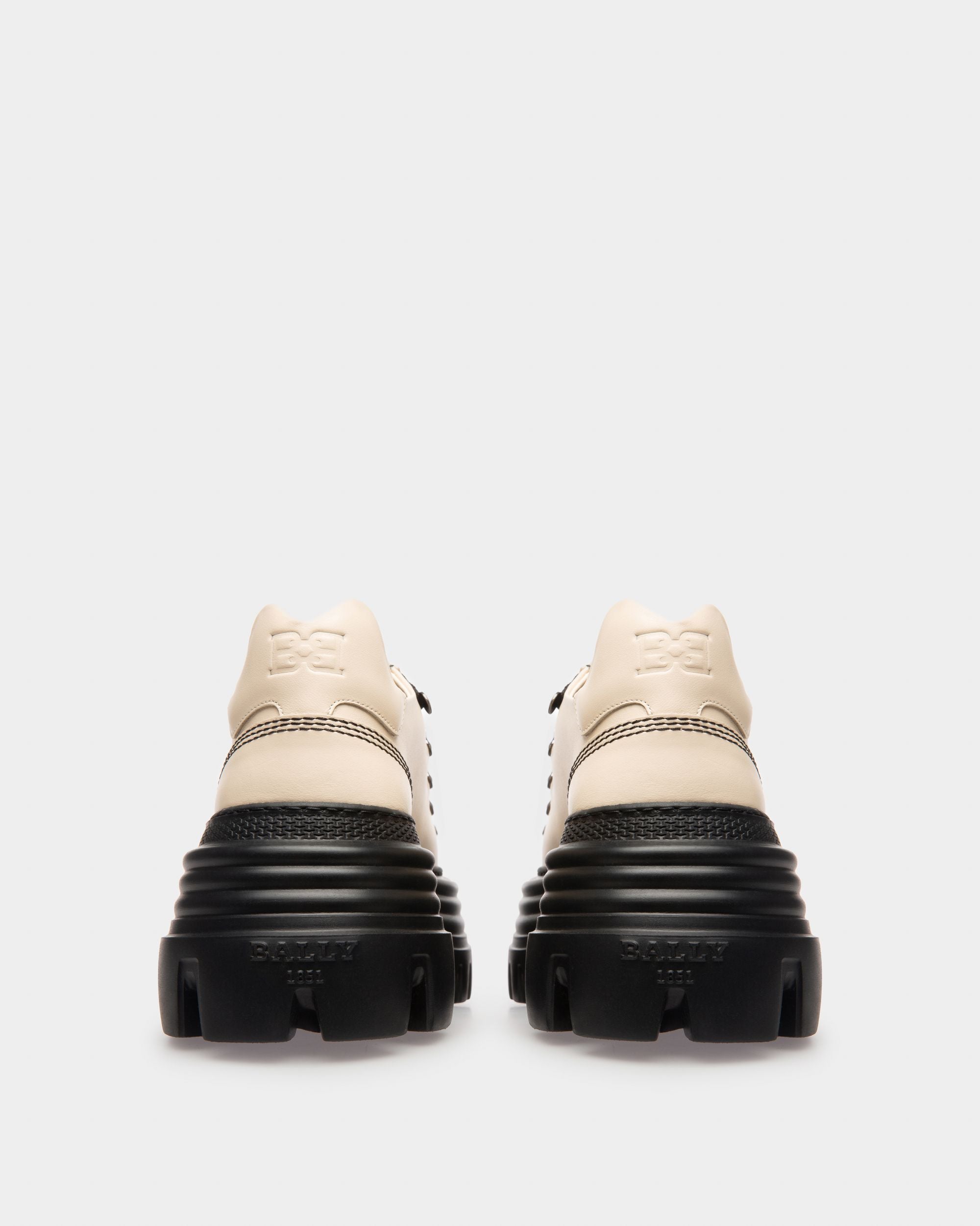 Glody Stiefeletten Aus Elfenbeinfarbenem Leder - Damen - Bally - 04
