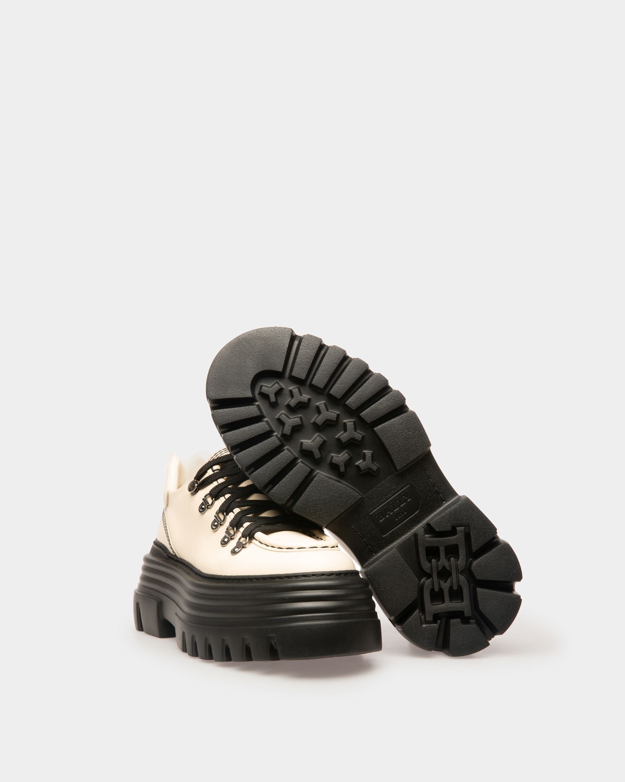Glody Stiefeletten Aus Elfenbeinfarbenem Leder - Damen - Bally - 05
