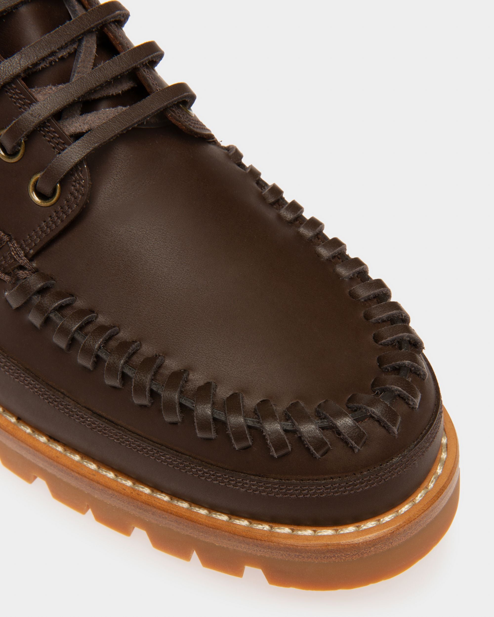 Tristan Mokassins Aus Braunem Leder - Damen - Bally - 06