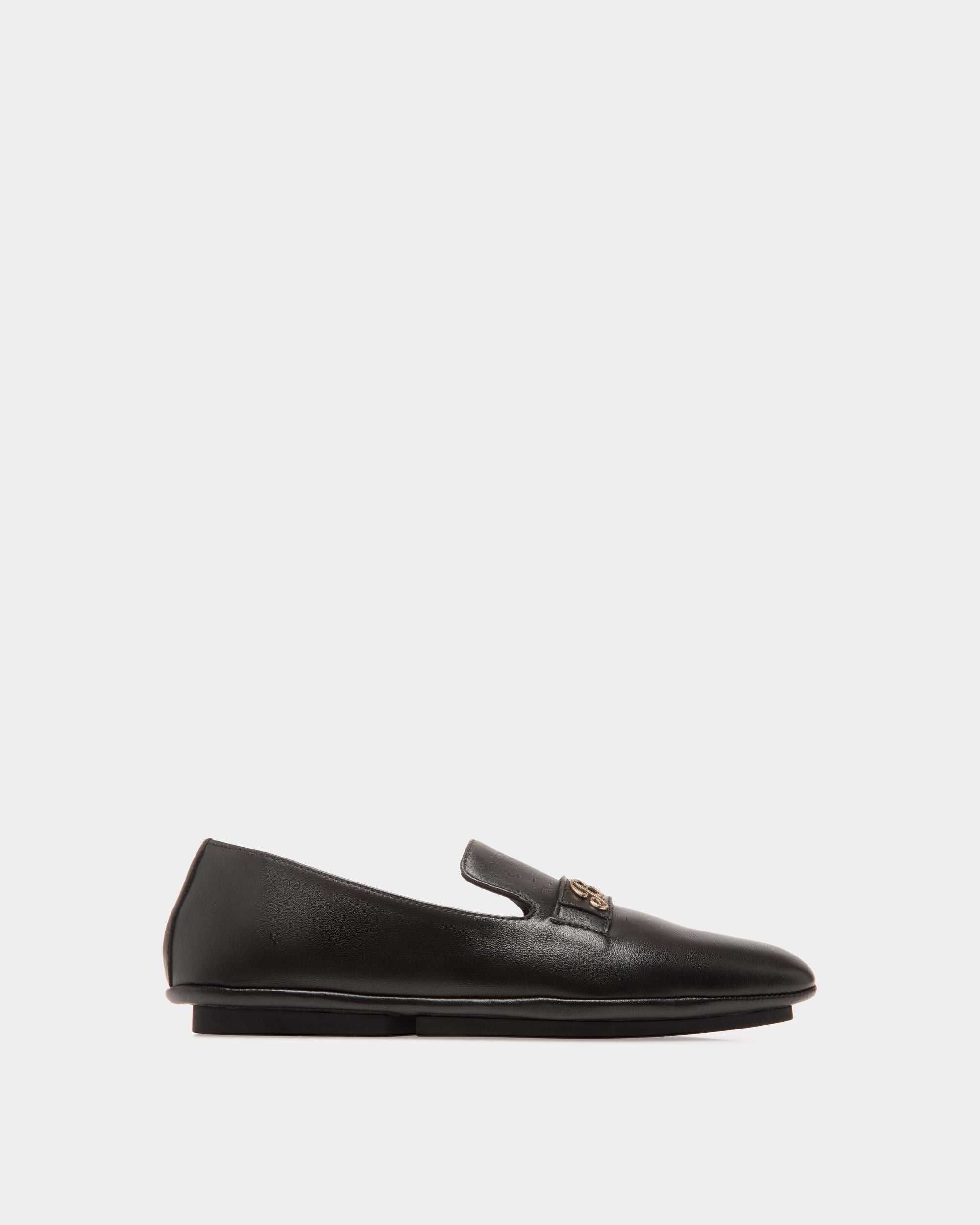 Slipper Aus Leder In Schwarz - Damen - Bally - 01