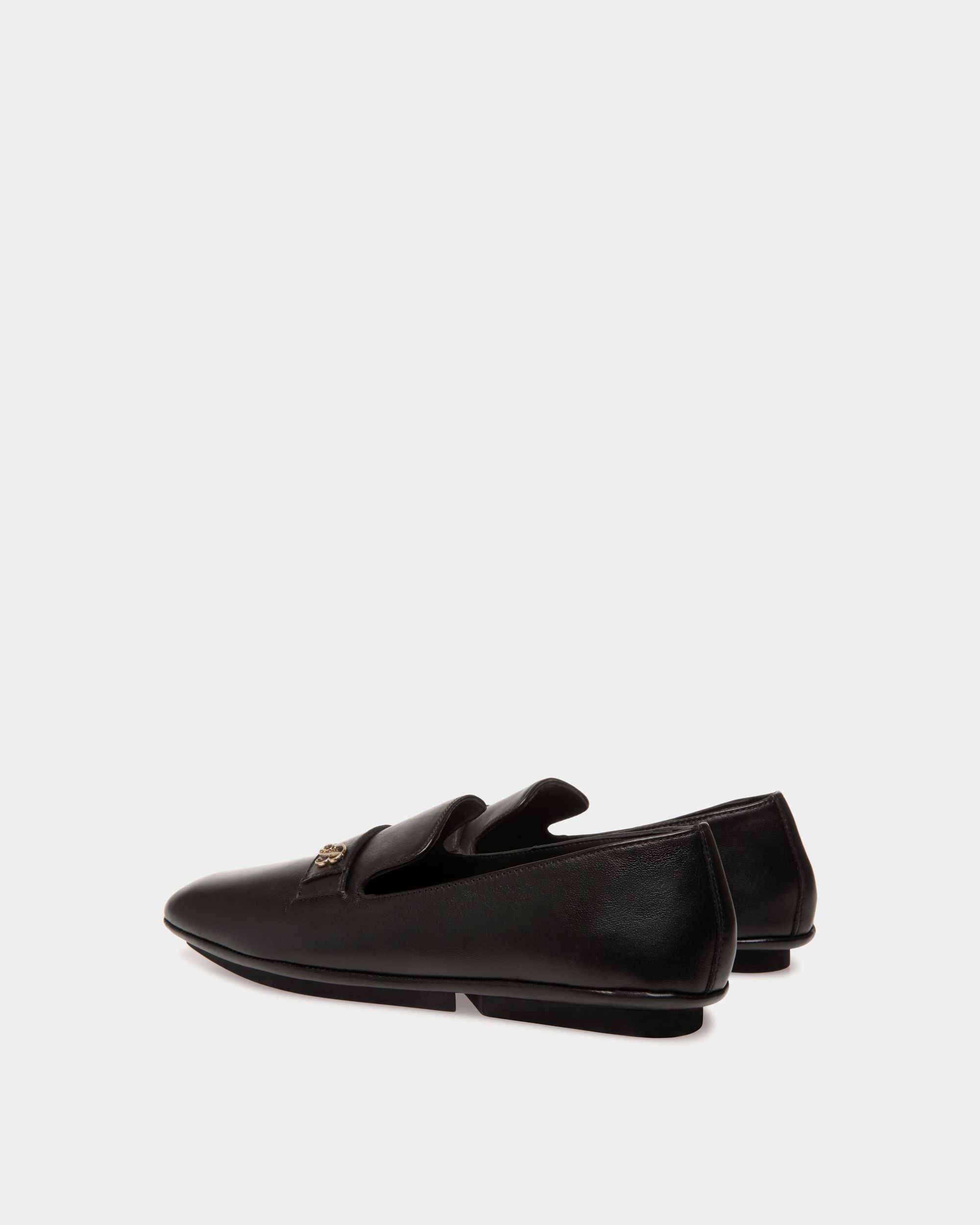 Slipper Aus Leder In Schwarz - Damen - Bally - 03